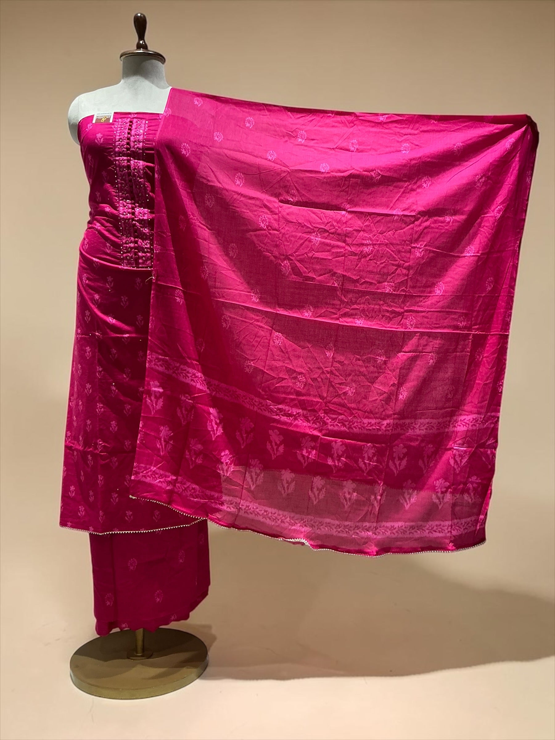 PURE COTTON SUIT WITH BEAUTIFUL DUPATTA