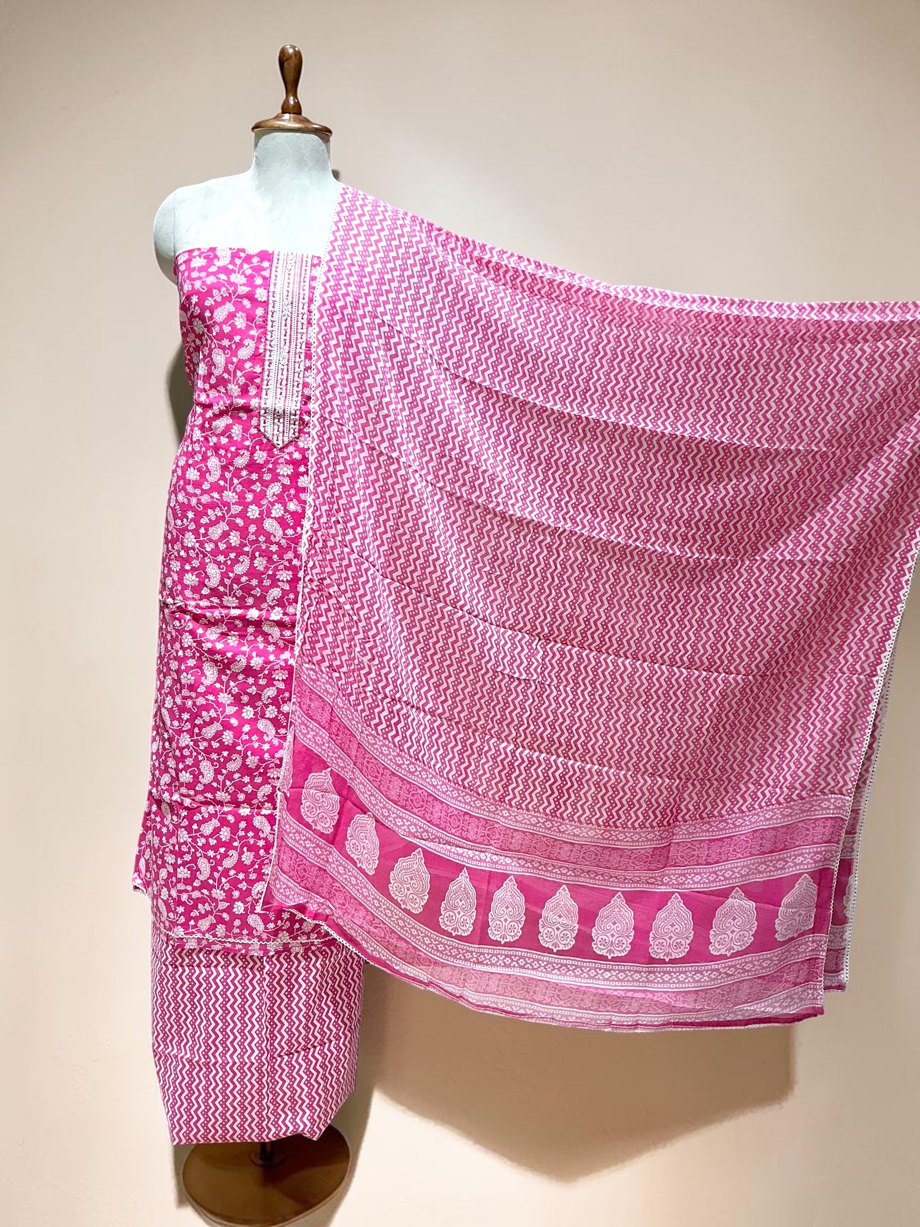 Unstitch Suit - PINK1