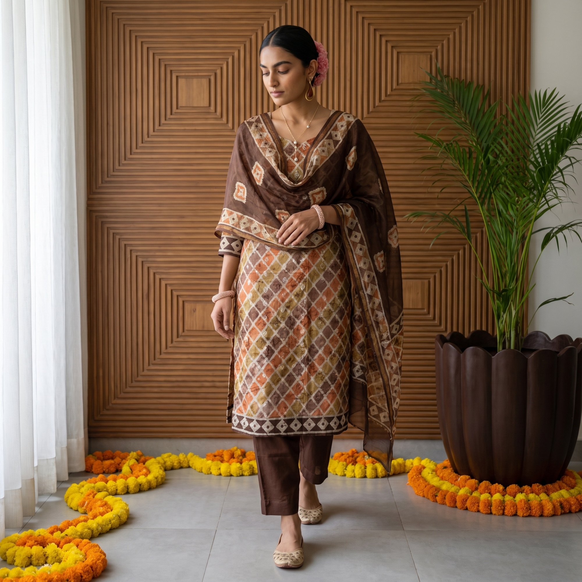 MAHESHWARI SILK ( UNSTITCHED SUIT)