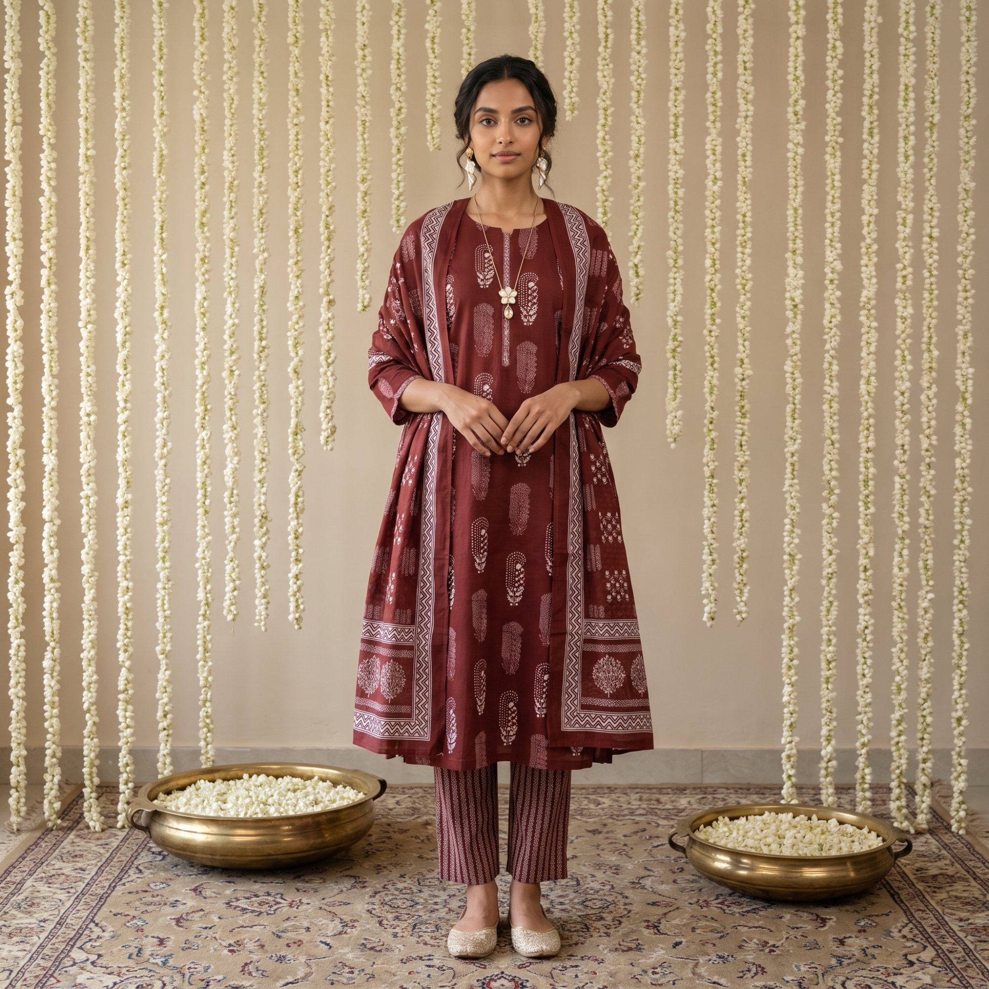 PURE COTTON (UNSTITCHED SUIT)