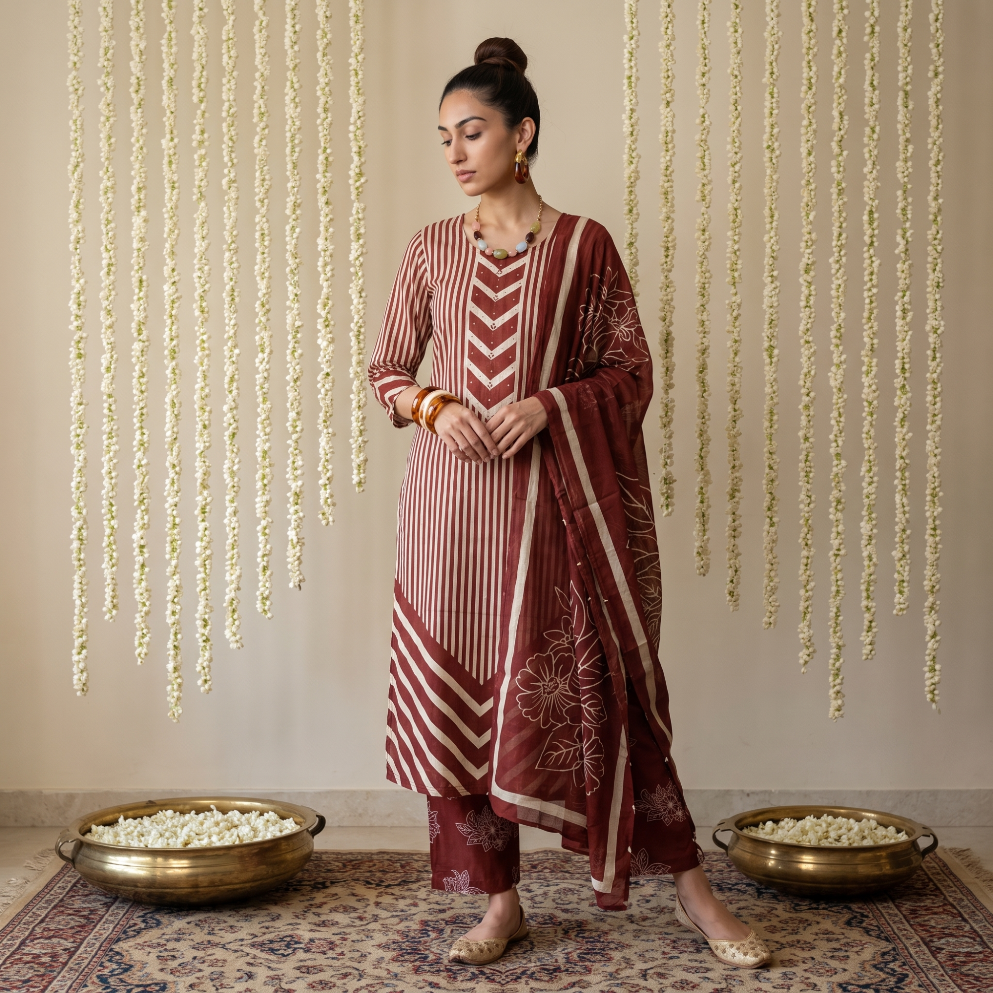 PURE COTTON (UNSTITCHED SUIT)