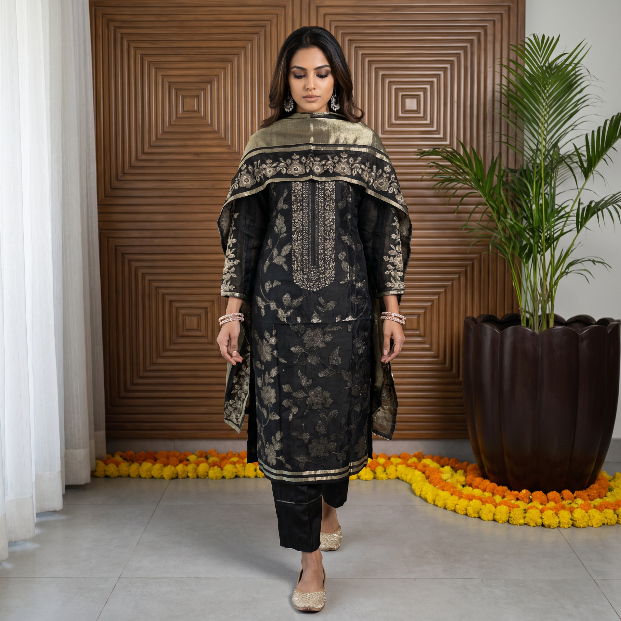SOFT SILK (UNSTITCHED SUIT)