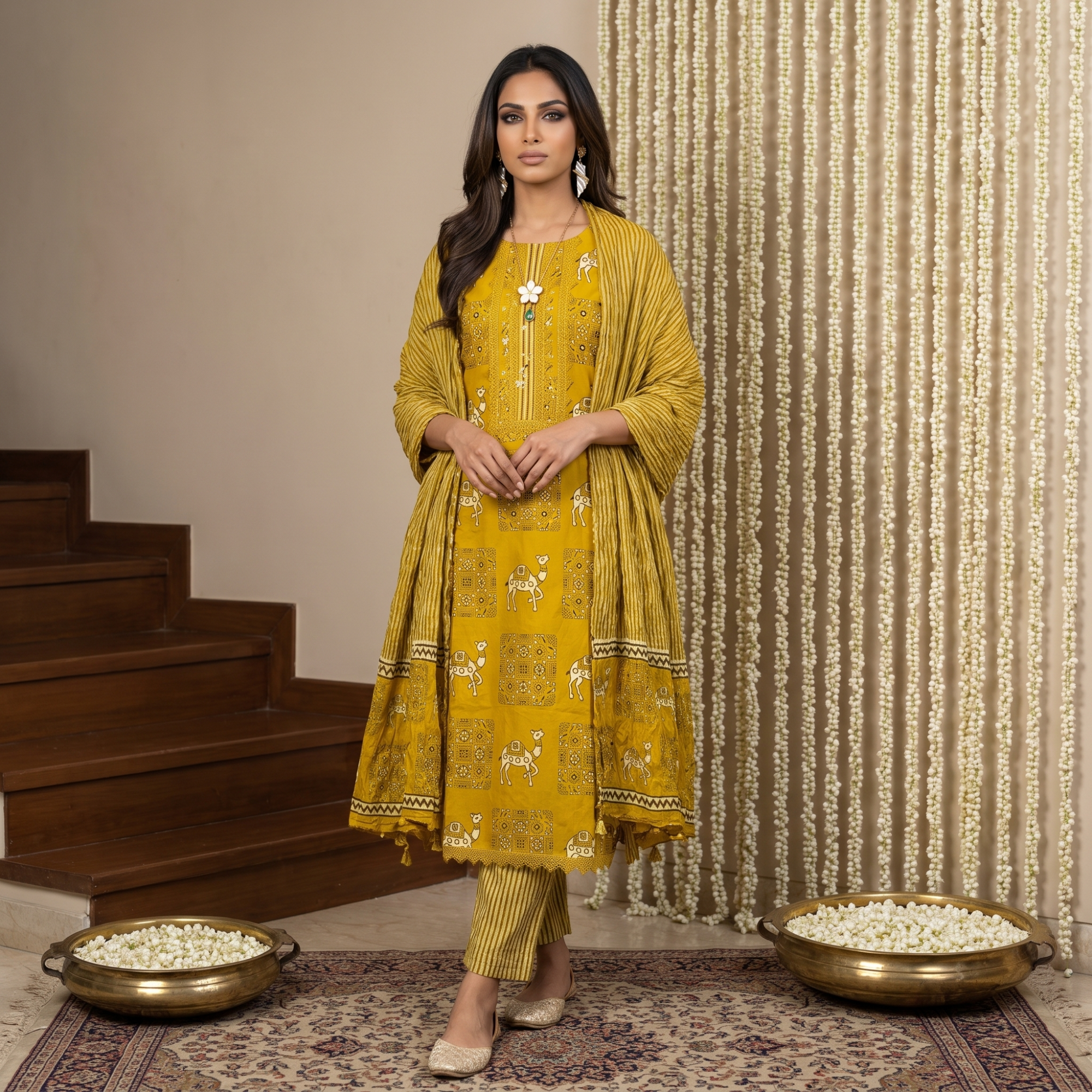 PURE COTTON (UNSTITCHED SUIT)