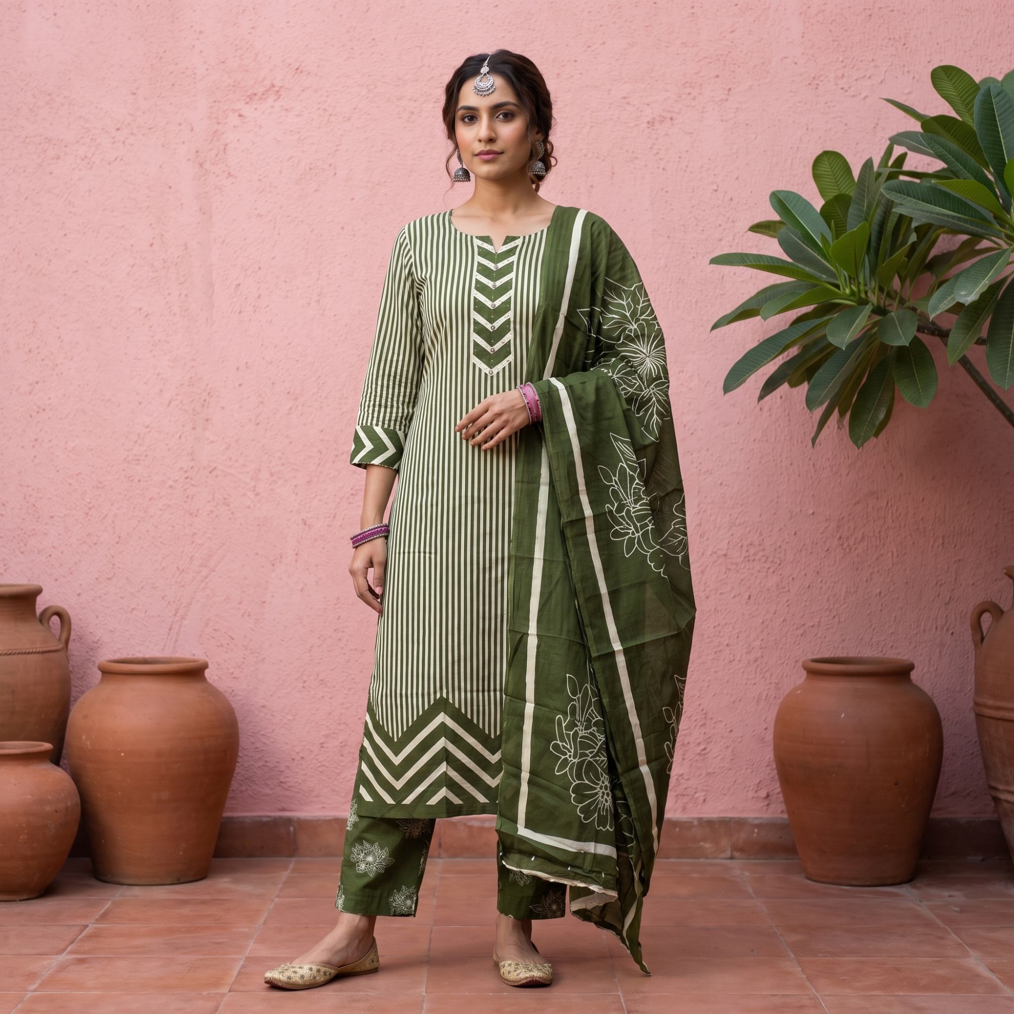 PURE COTTON (UNSTITCHED SUIT)