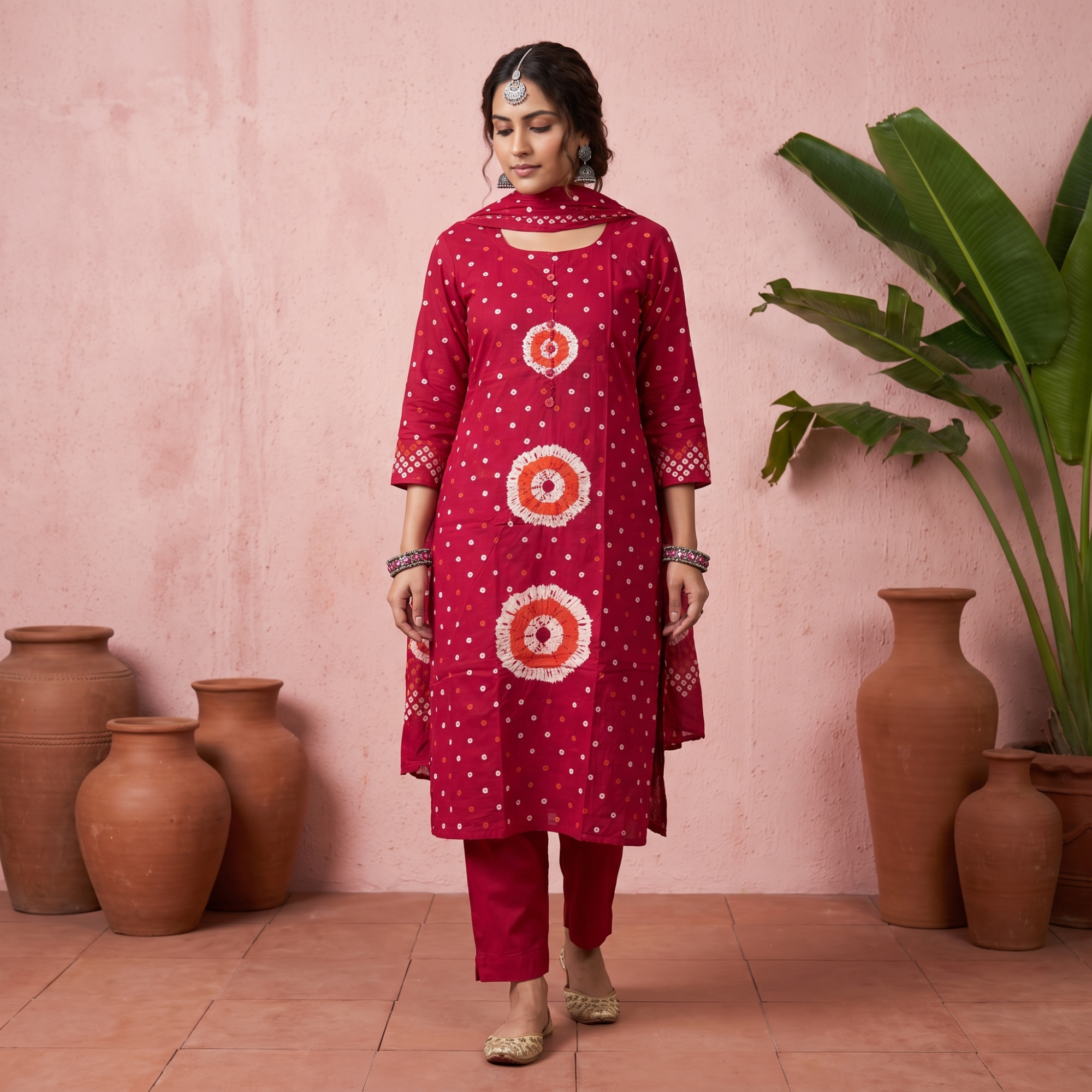 PURE COTTON (UNSTITCHED SUIT)