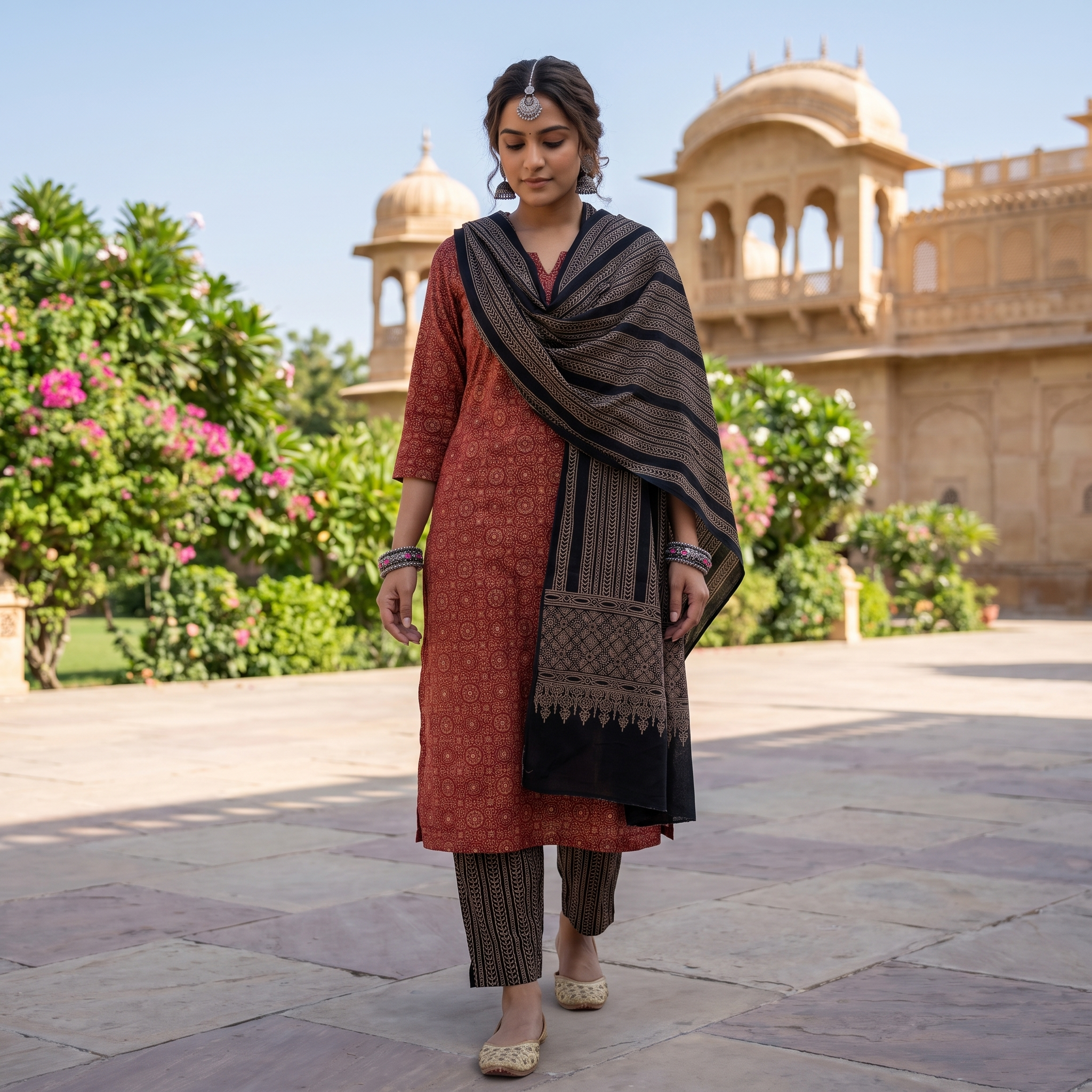 PURE COTTON (UNSTITCHED SUIT)