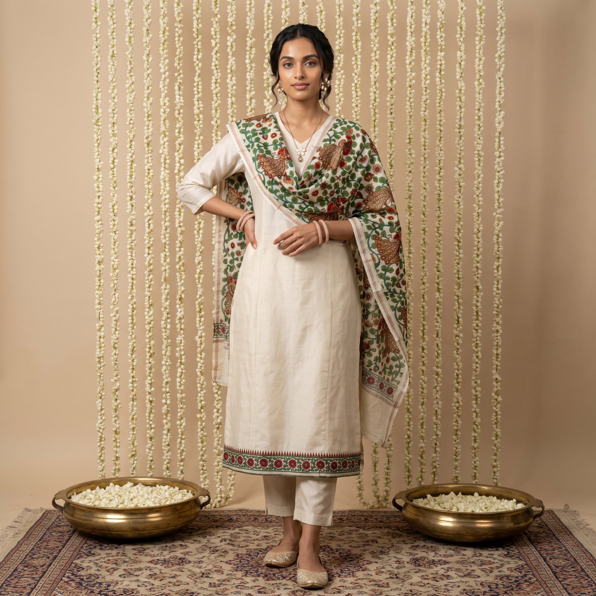 MAHESHWARI SILK ( UNSTITCHED SUIT)