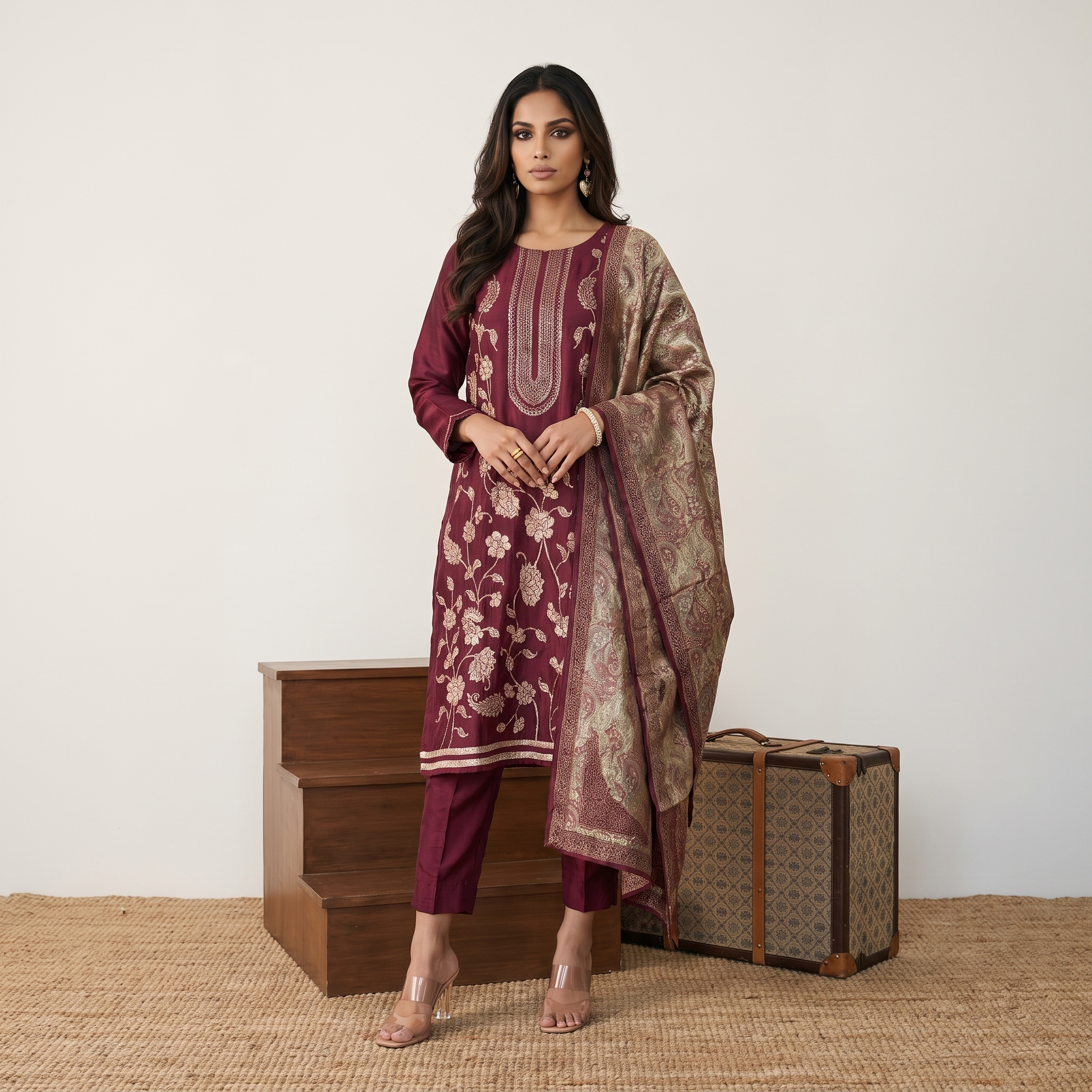 SOFT SILK (UNSTITCHED SUIT)