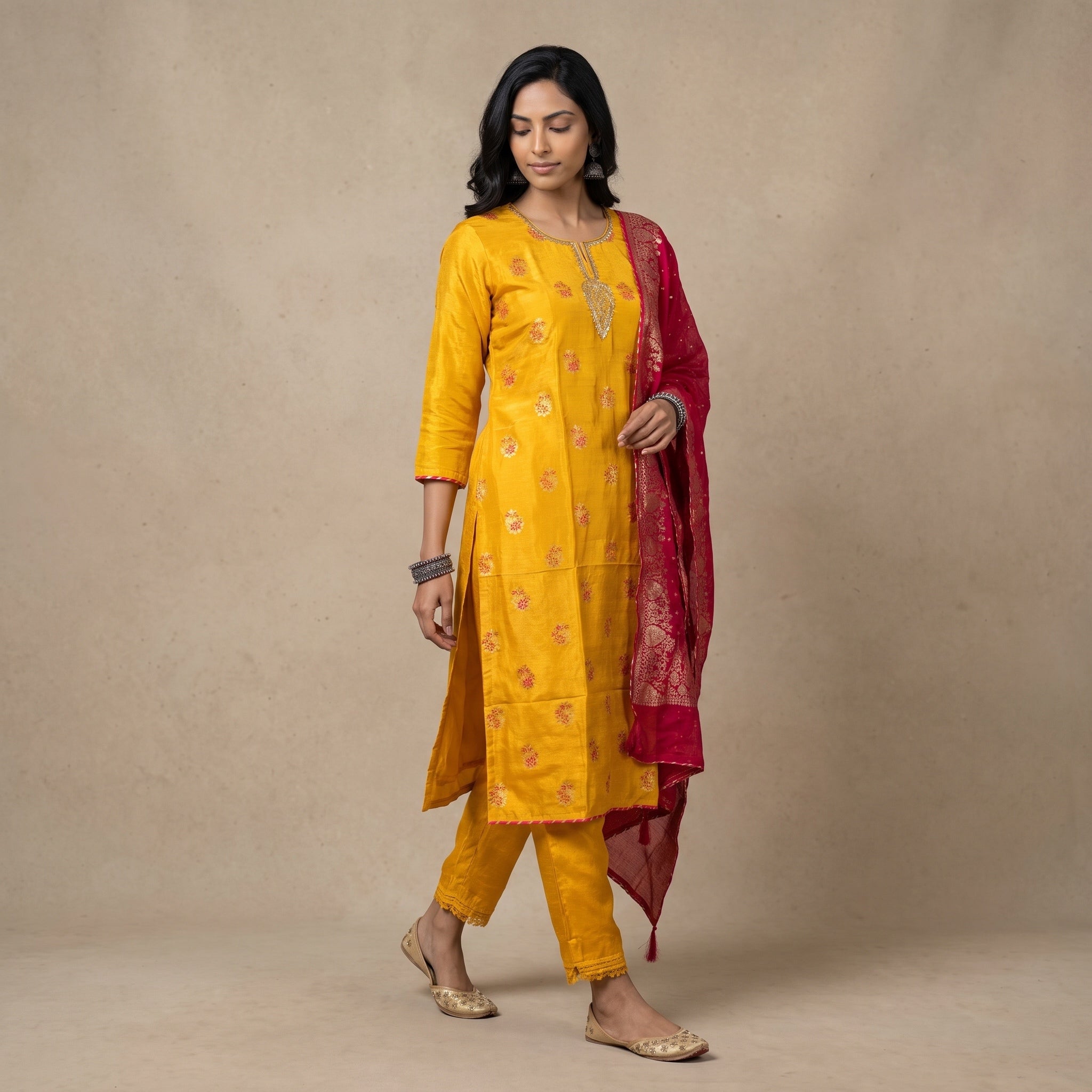 SOFT SILK (UNSTITCHED SUIT)