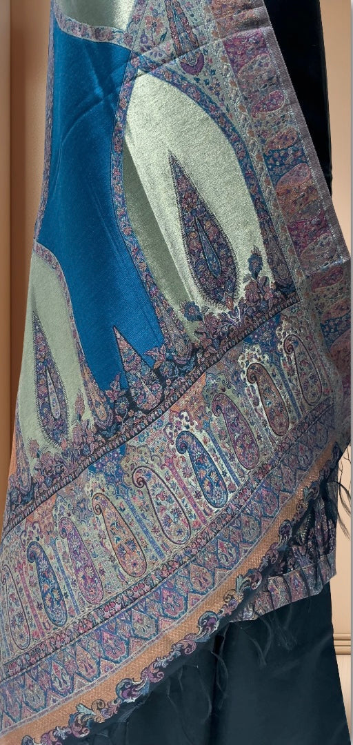 Organza Silk Suit With Weaving Dupatta