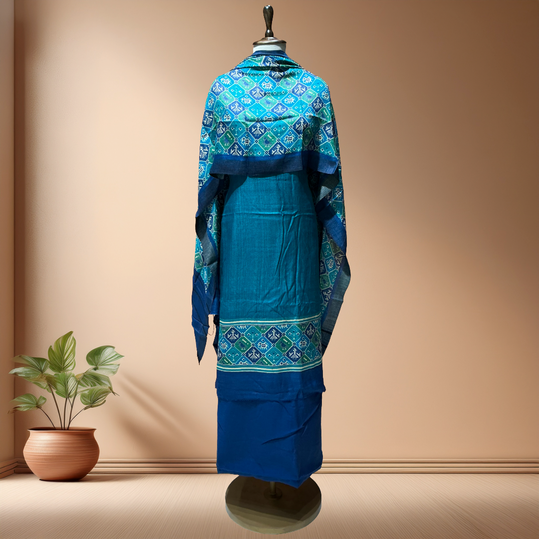 HANDLOOM PASHMINA SUIT WITH PASHMINA DUPATTA