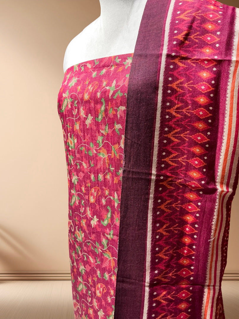 HANDLOOM PASHMINA SUIT WITH PASHMINA DUPATTA