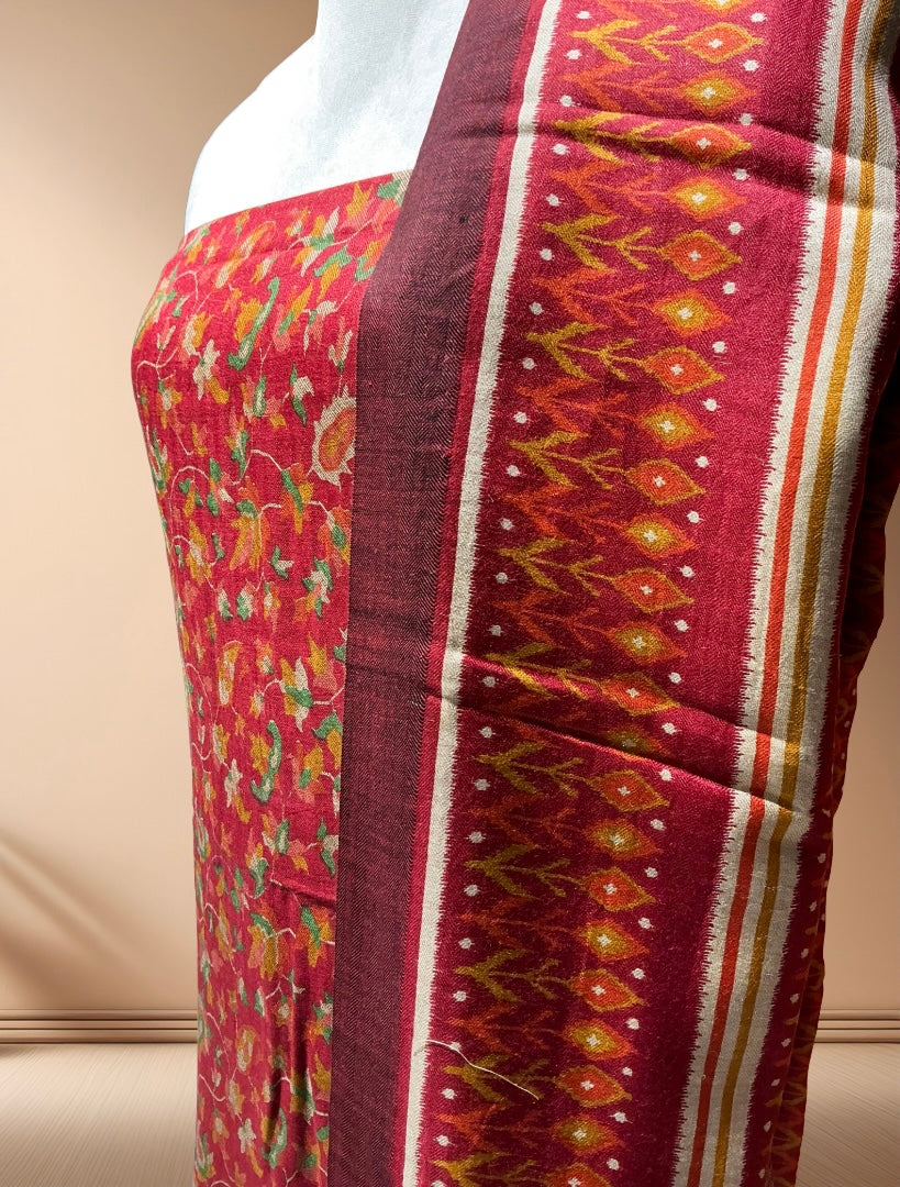 HANDLOOM PASHMINA SUIT WITH PASHMINA DUPATTA