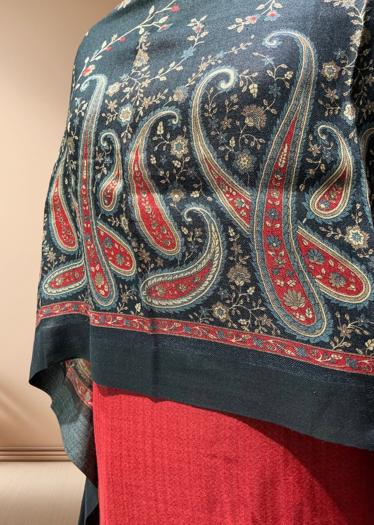 HANDLOOM PASHMINA SUIT WITH PASHMINA DUPATTA