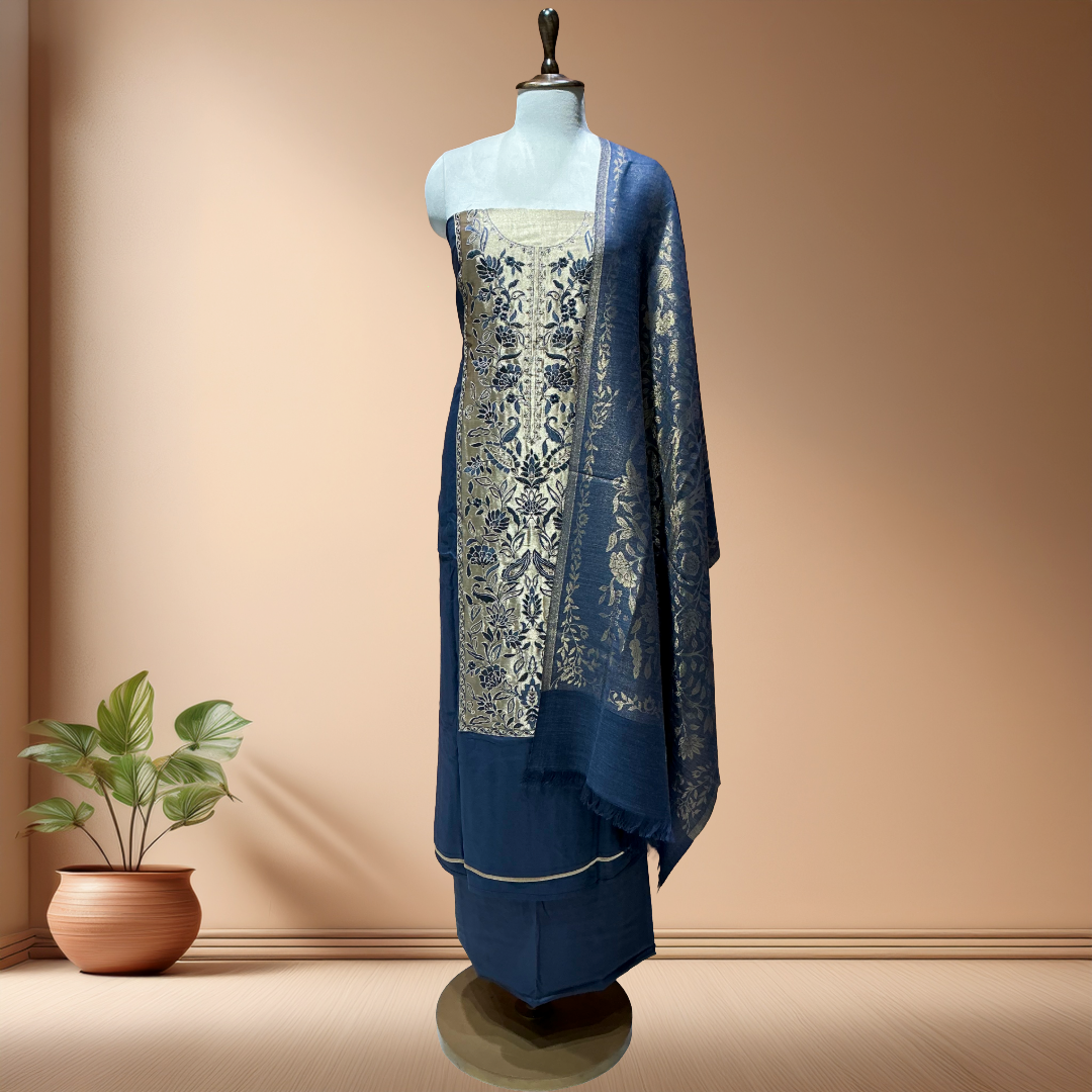 PASHMINA SUIT WITH PASHMINA SHAWL