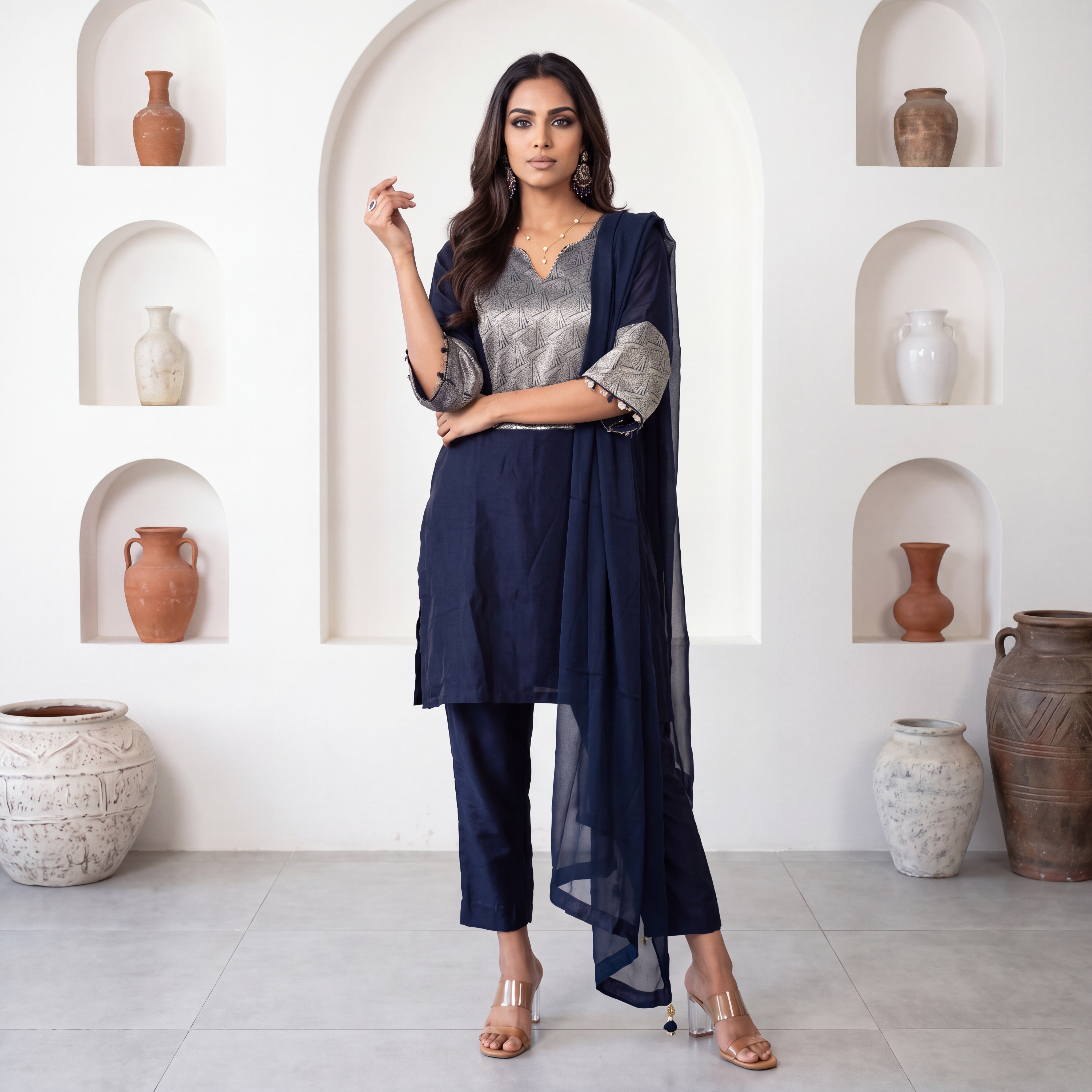 Readymade Dresses - NAVY