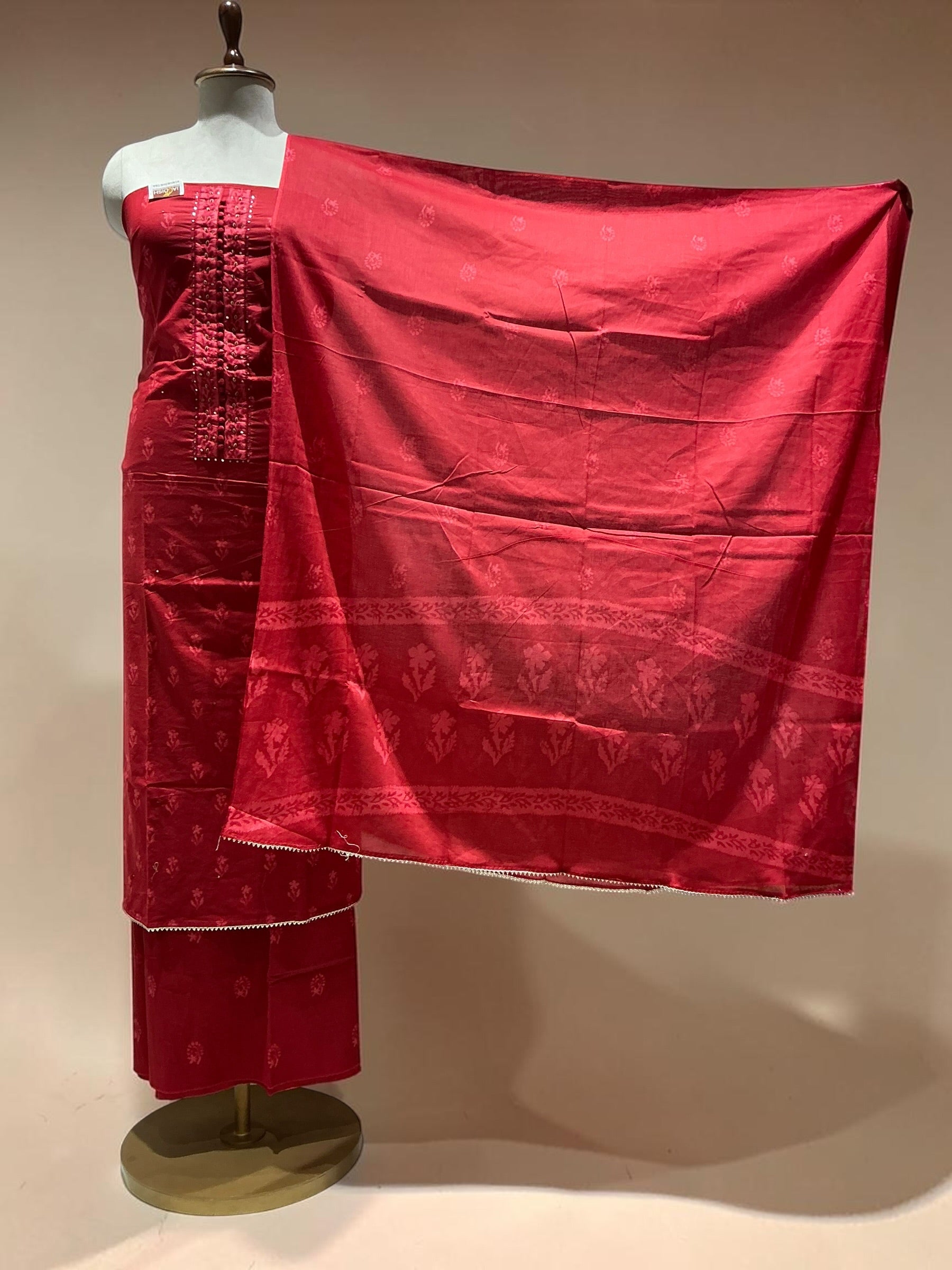 PURE COTTON SUIT WITH BEAUTIFUL DUPATTA