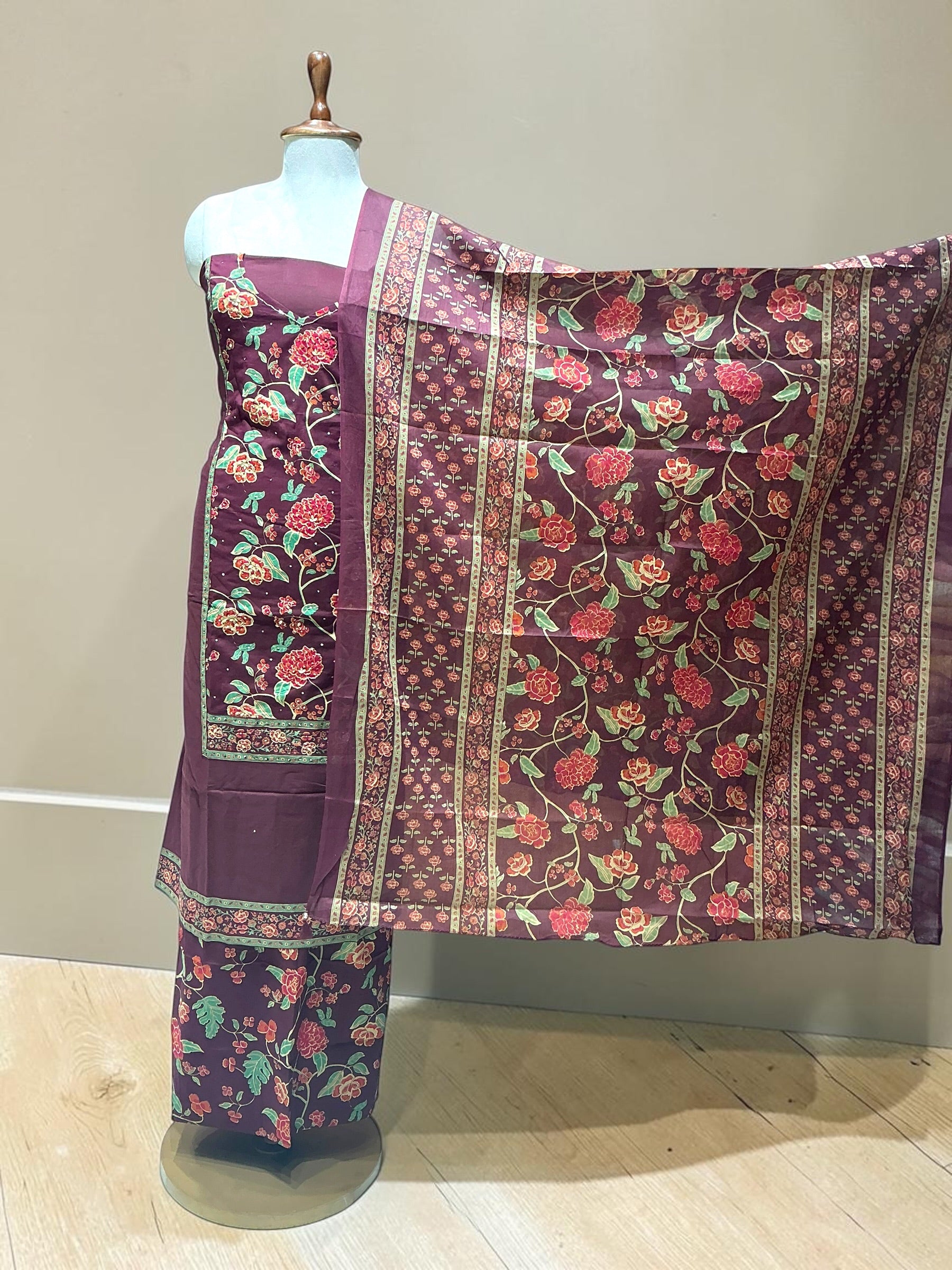 Unstitch Suit - WINE