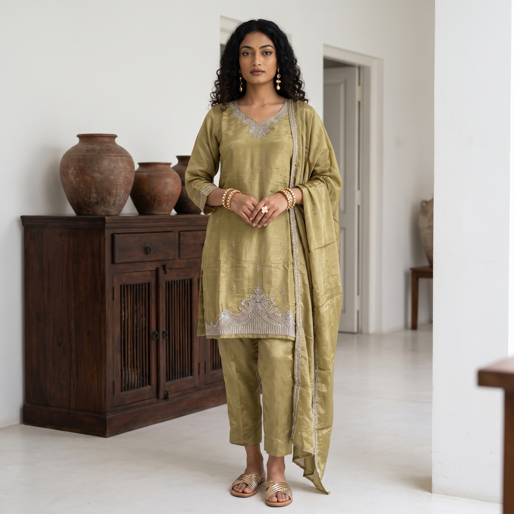 Readymade Dresses - MUSTARD