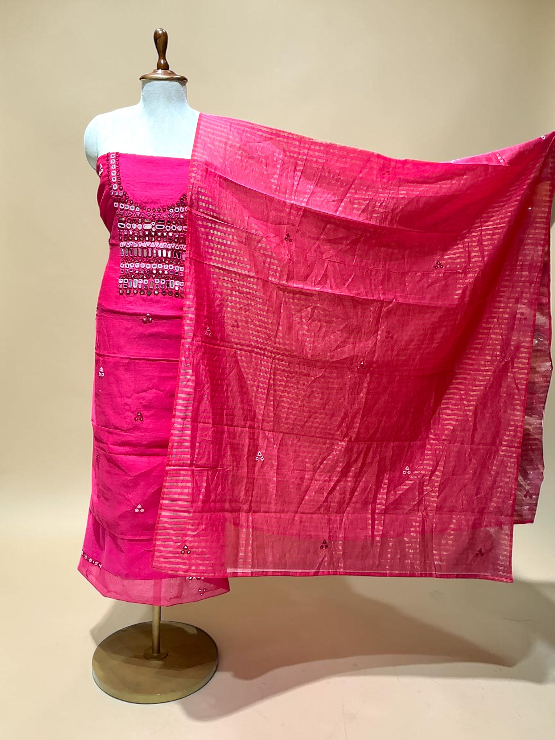 Unstitch Suit - Ranipink