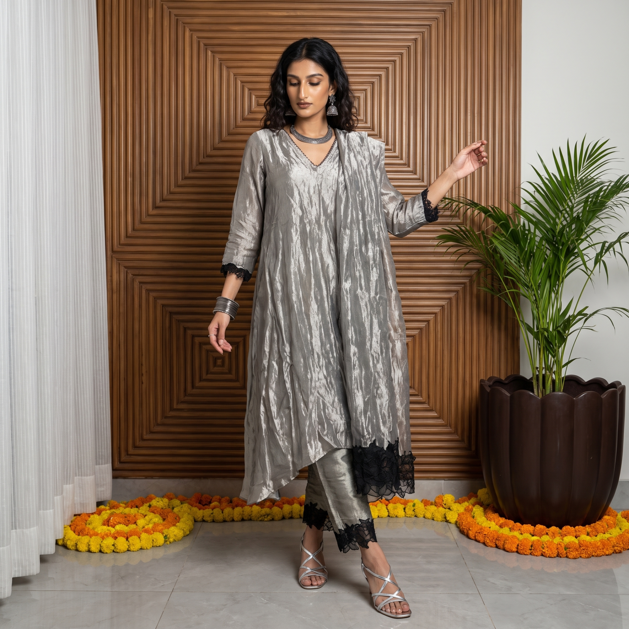 Readymade Dresses - GREY