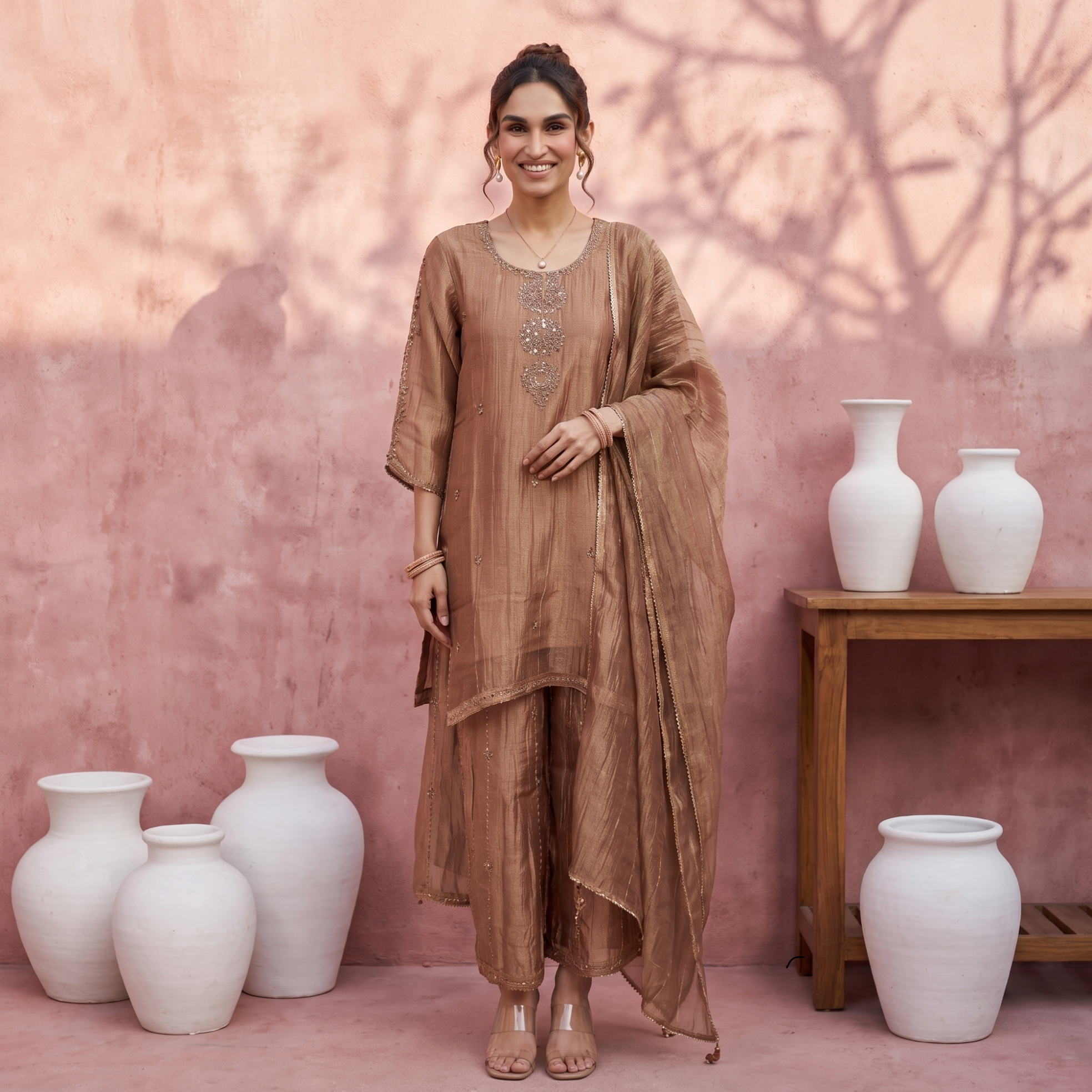 Readymade Dresses - PEACH