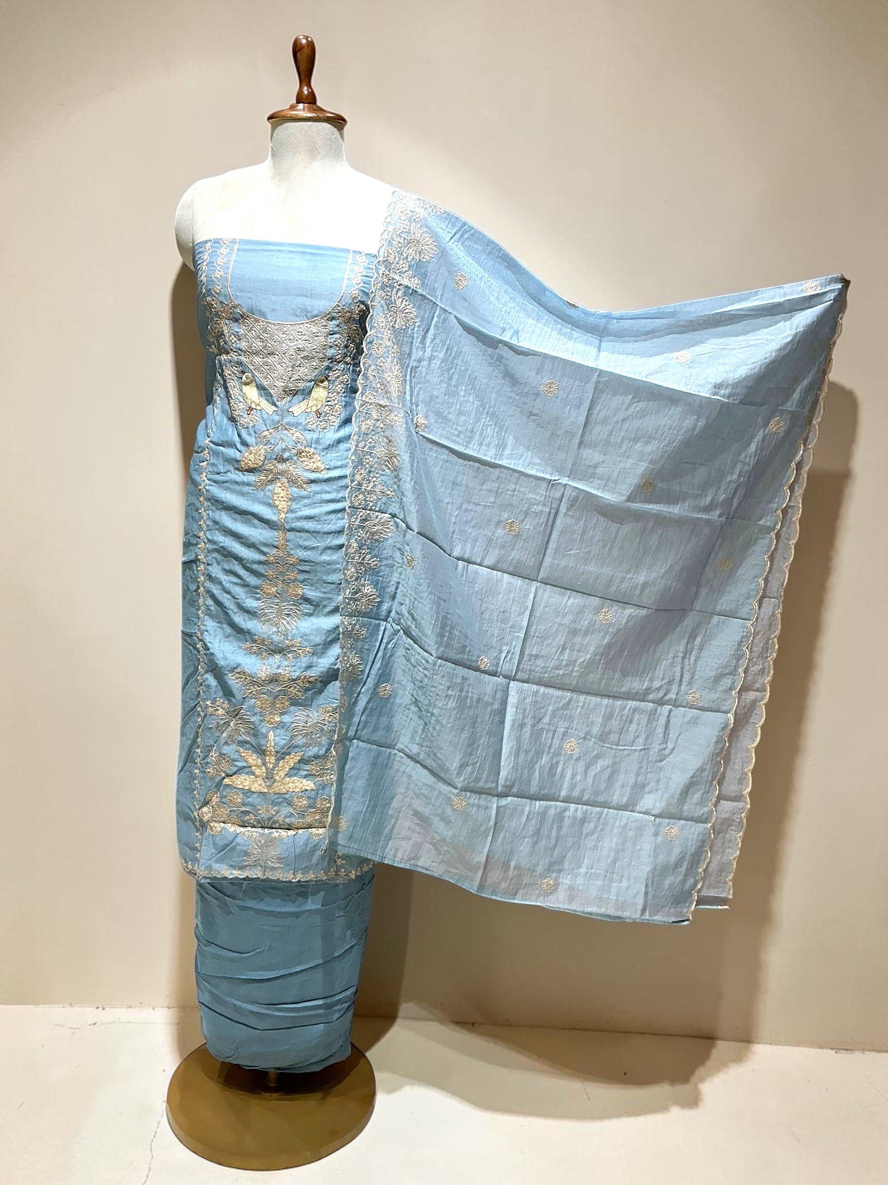 Unstitch Suit - POWDERBLUE