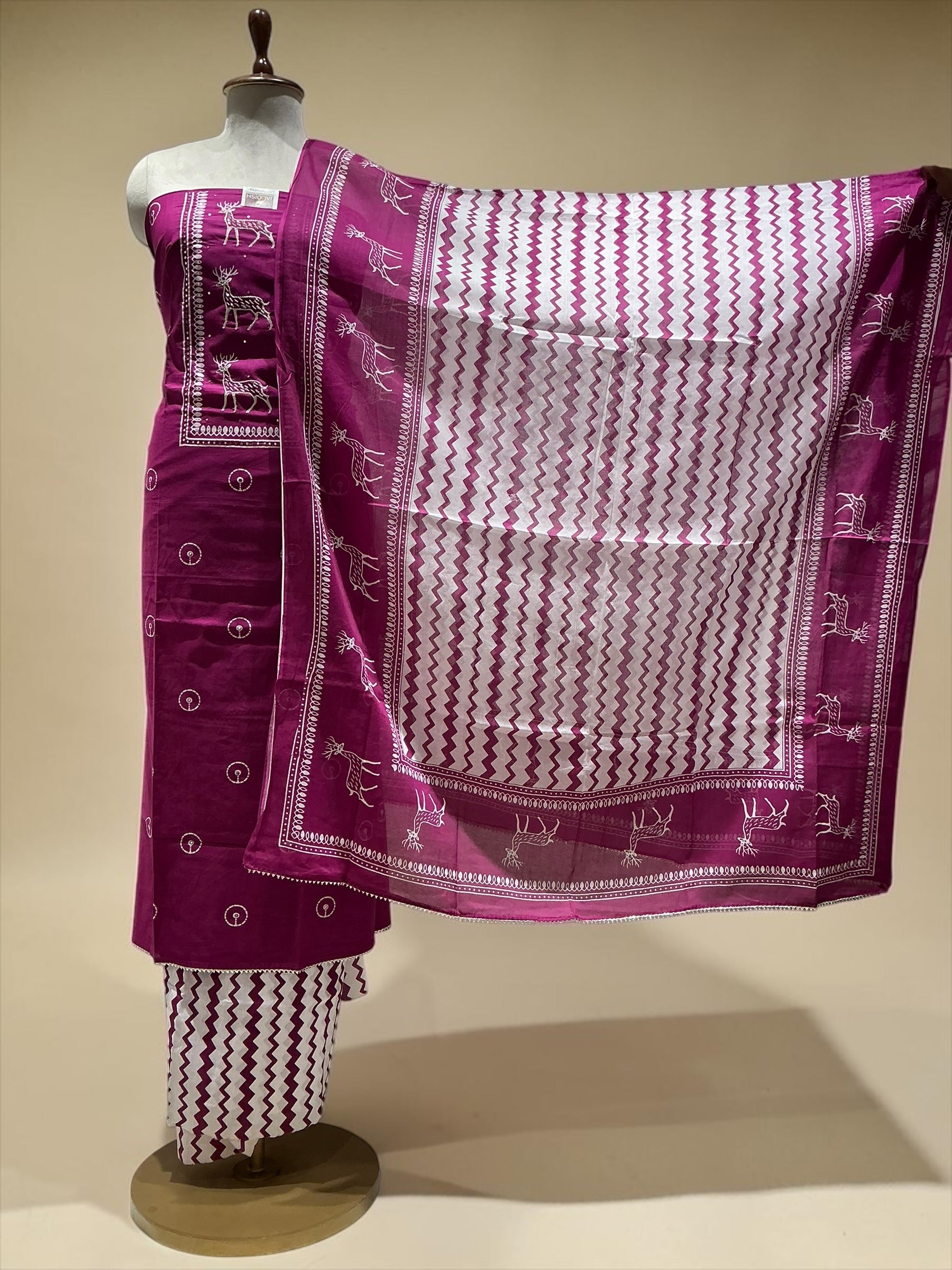 PURE COTTON SUIT WITH BEAUTIFUL DUPATTA