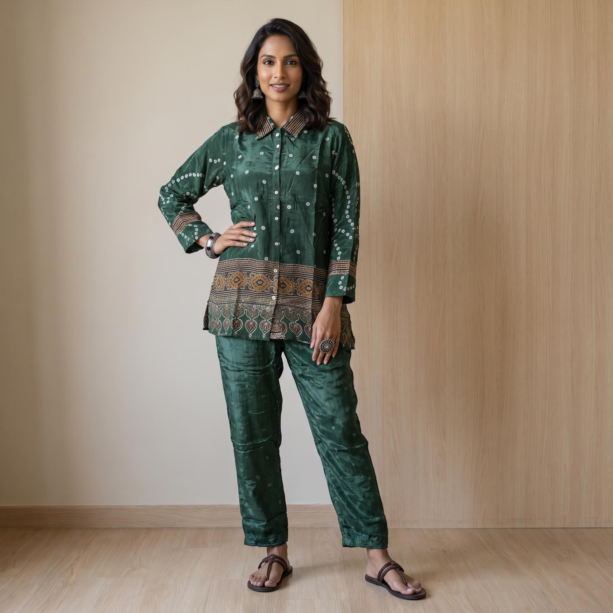 Readymade Dresses - GREEN