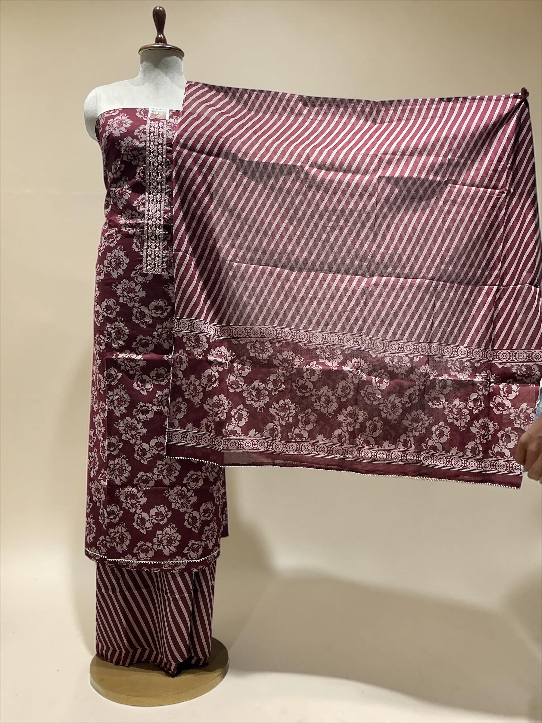 PURE COTTON SUIT WITH BEAUTIFUL DUPATTA