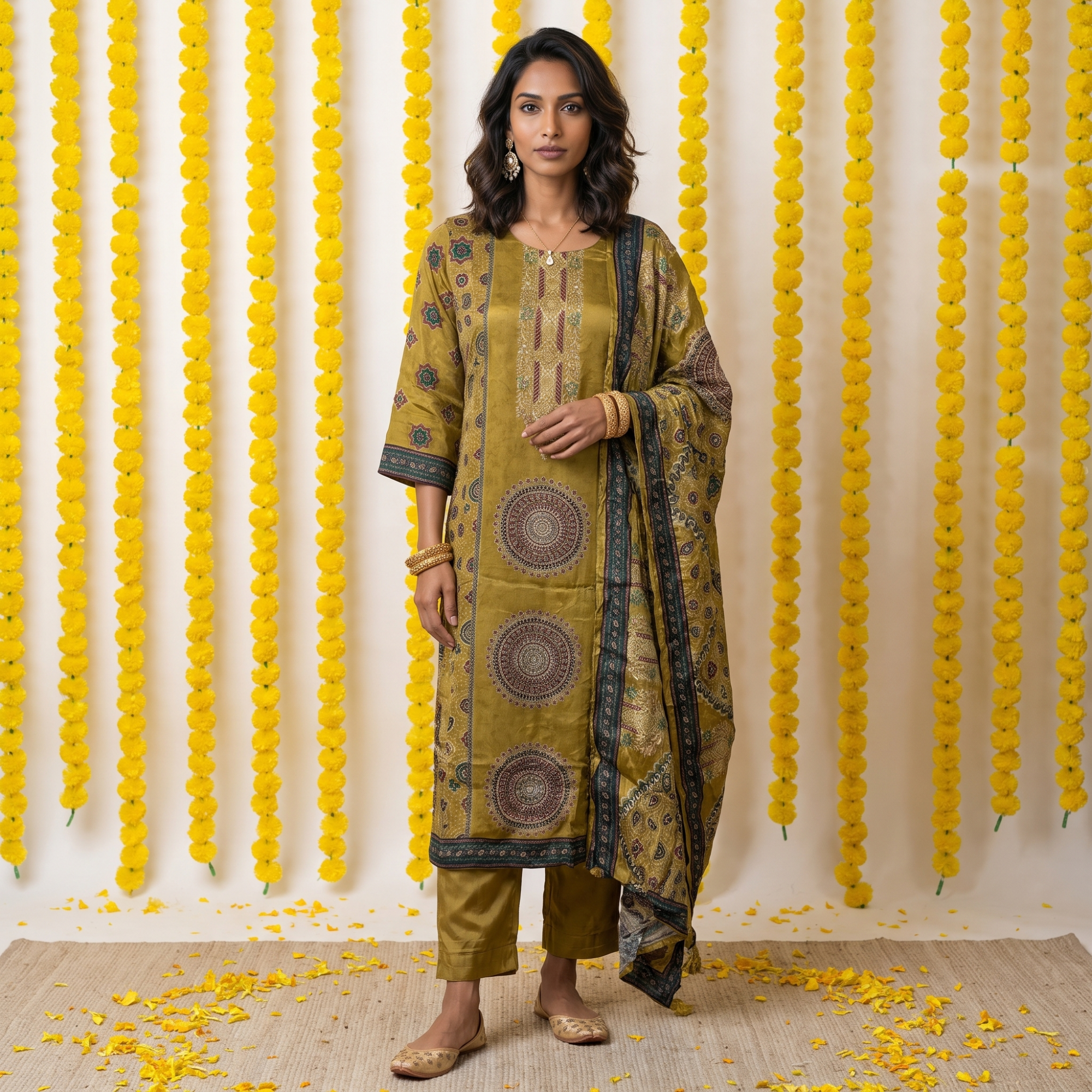 Readymade Dresses - MUSTARD