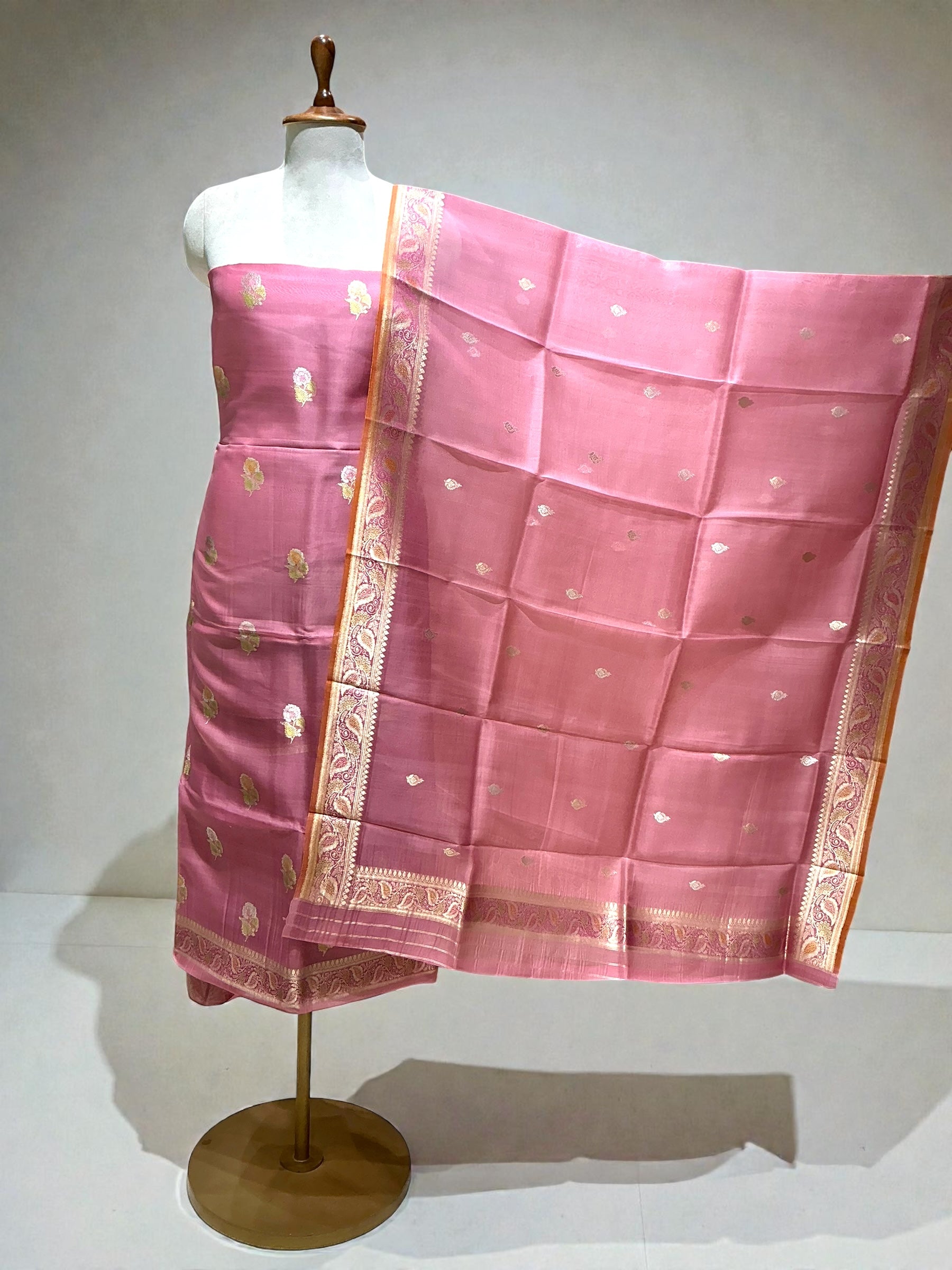 PURE ORGANGA SILK SUIT WITH BEAUTIFUL DUPATTA