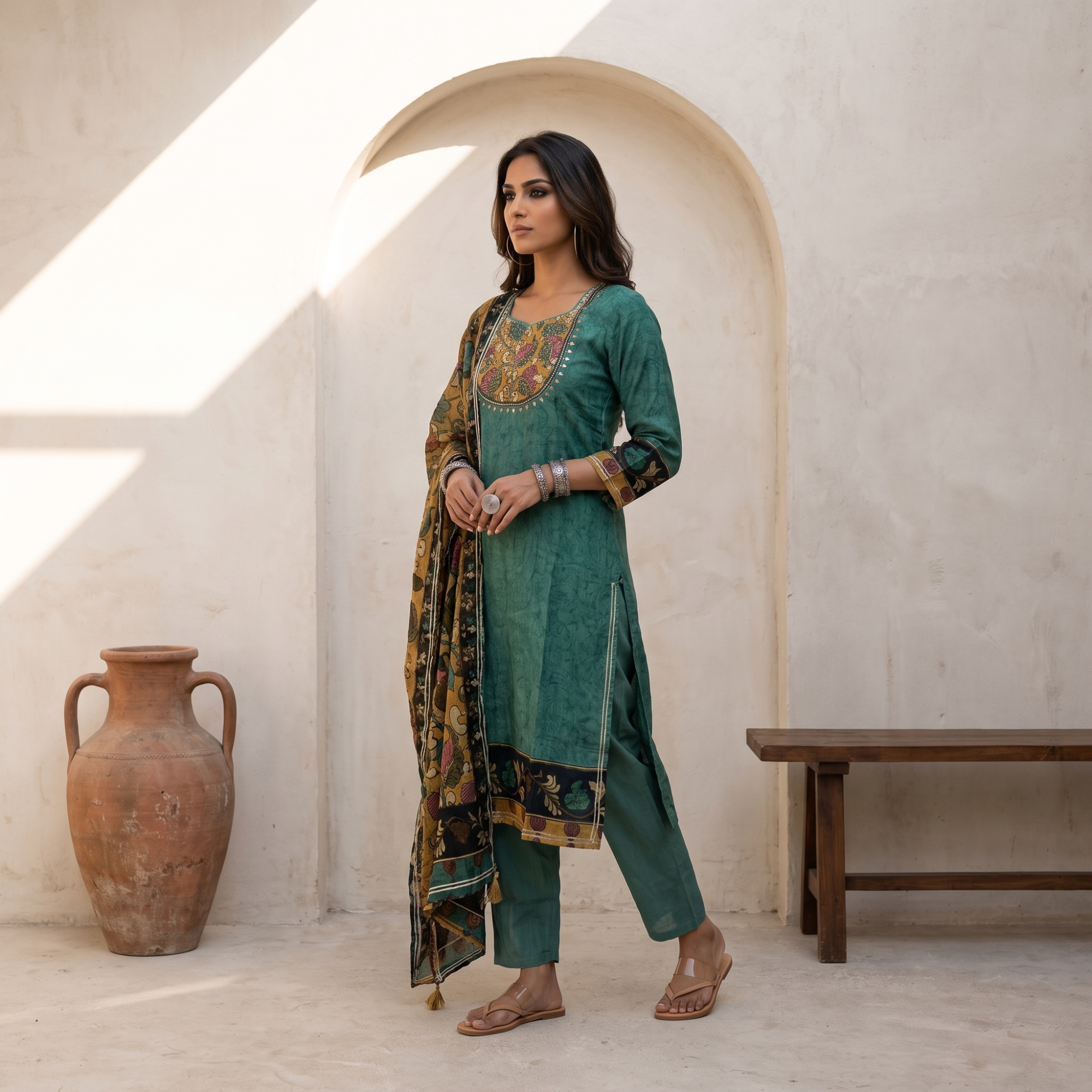Readymade Dresses - GREEN