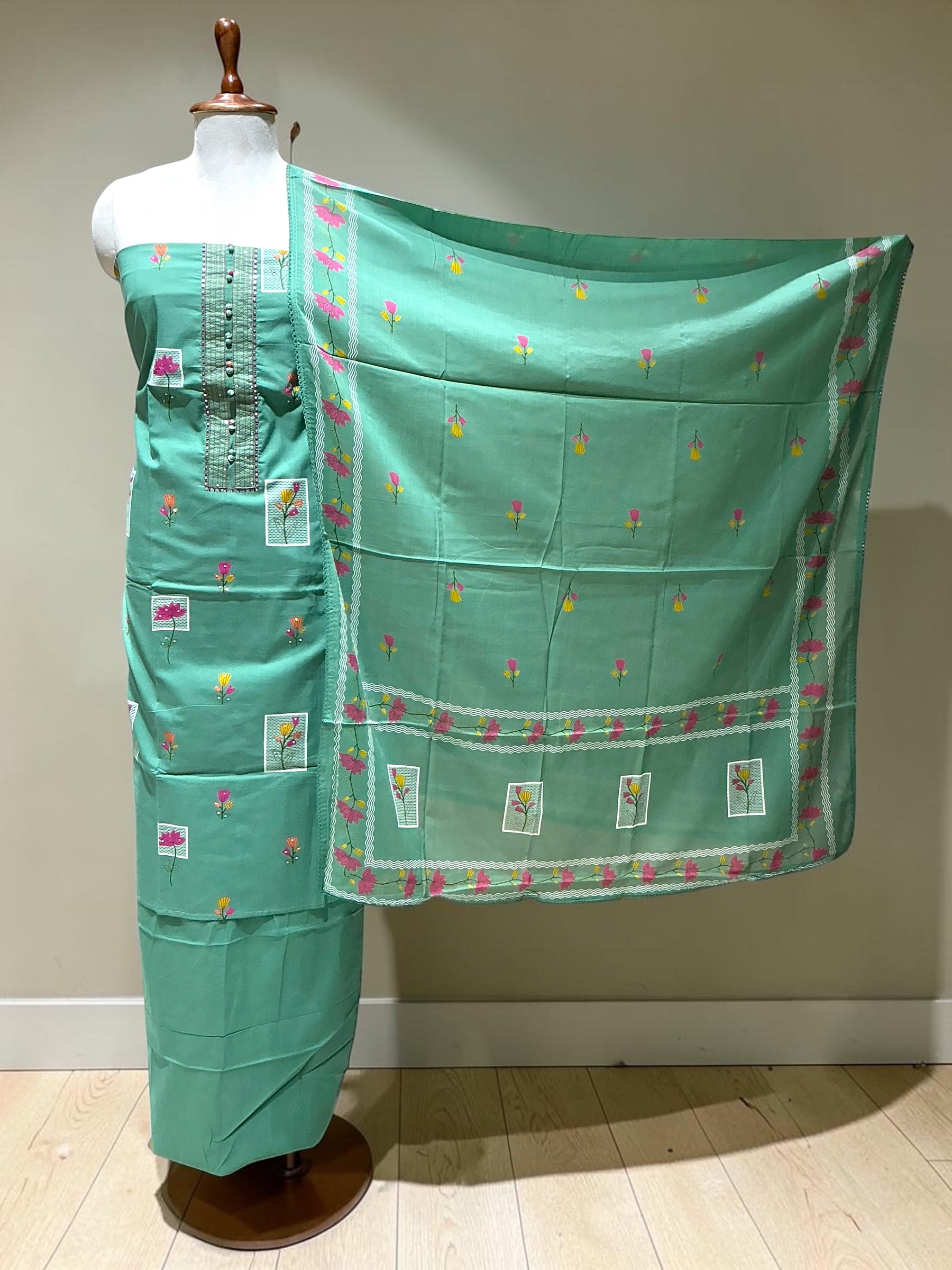 Unstitch Suit - Green1