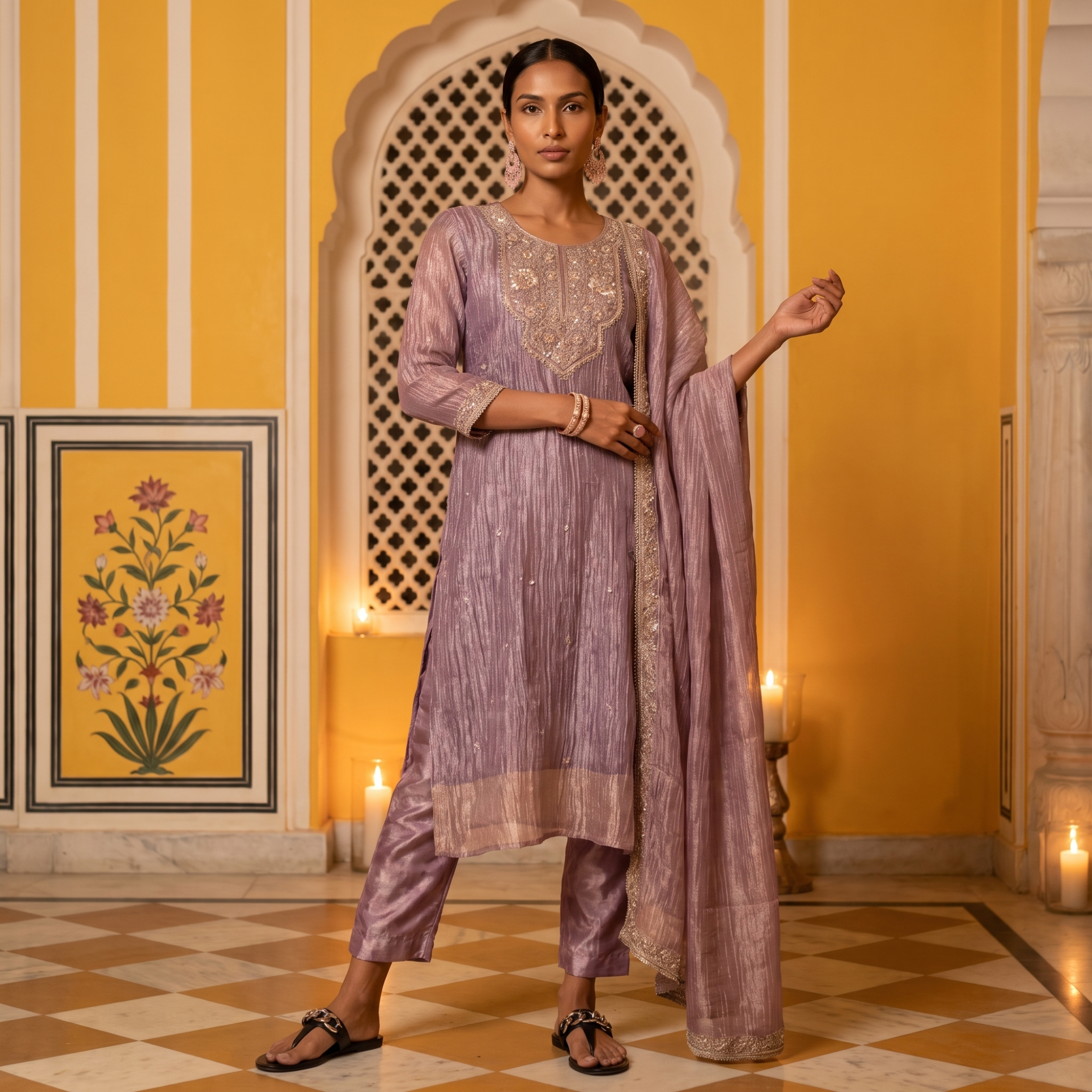Readymade Dresses - PURPLE