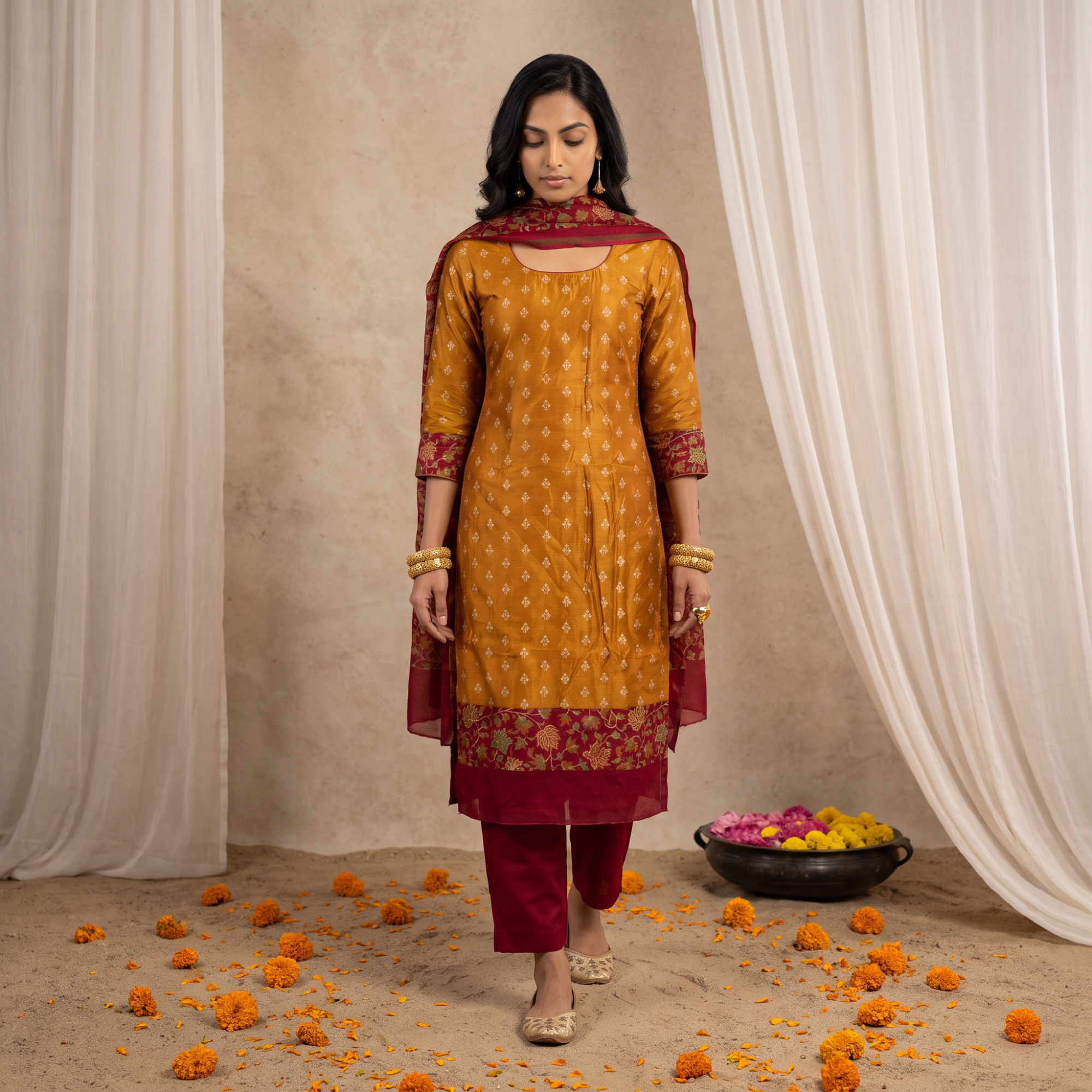 Un-Stich Suit - MUSTARD