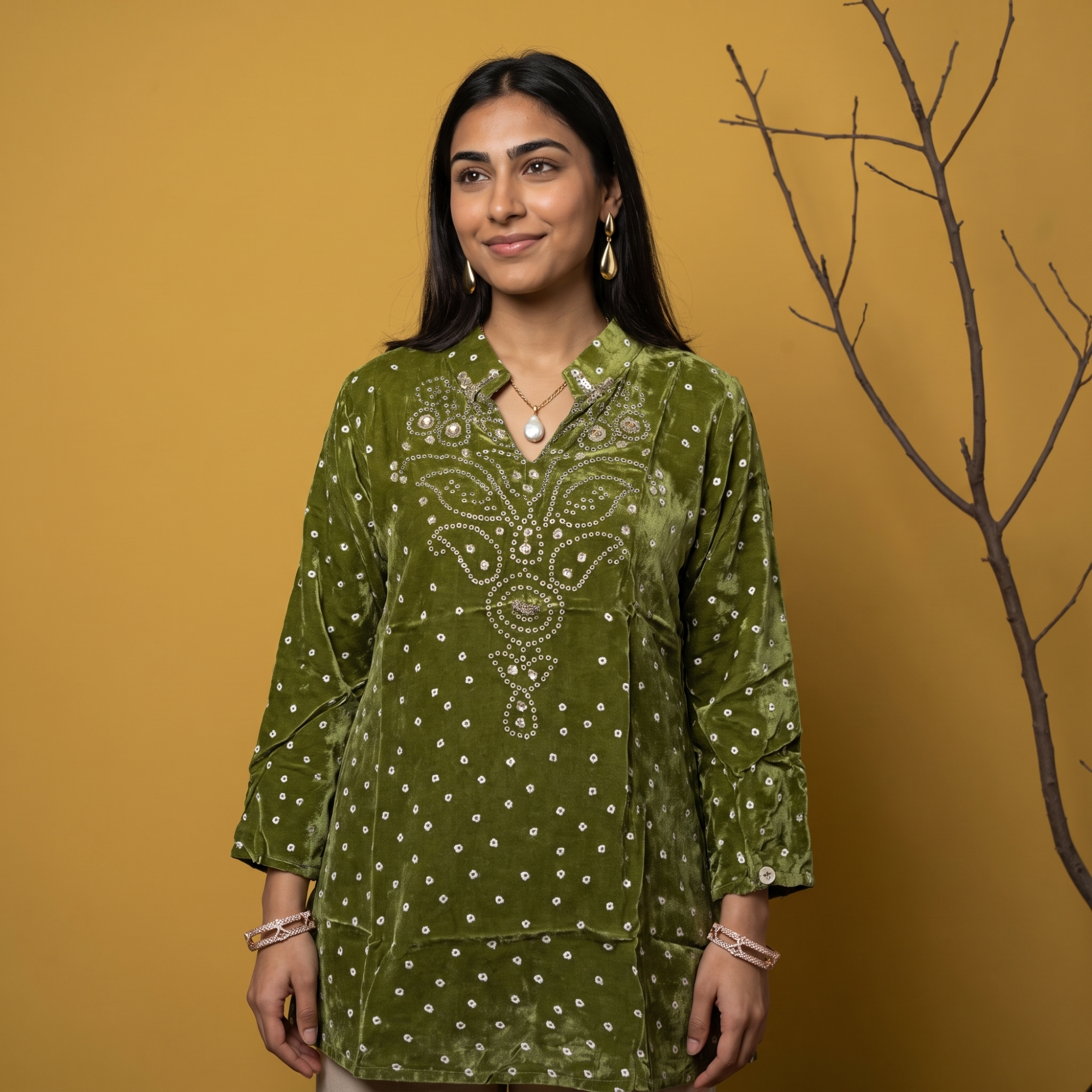 Readymade Dresses - GREEN