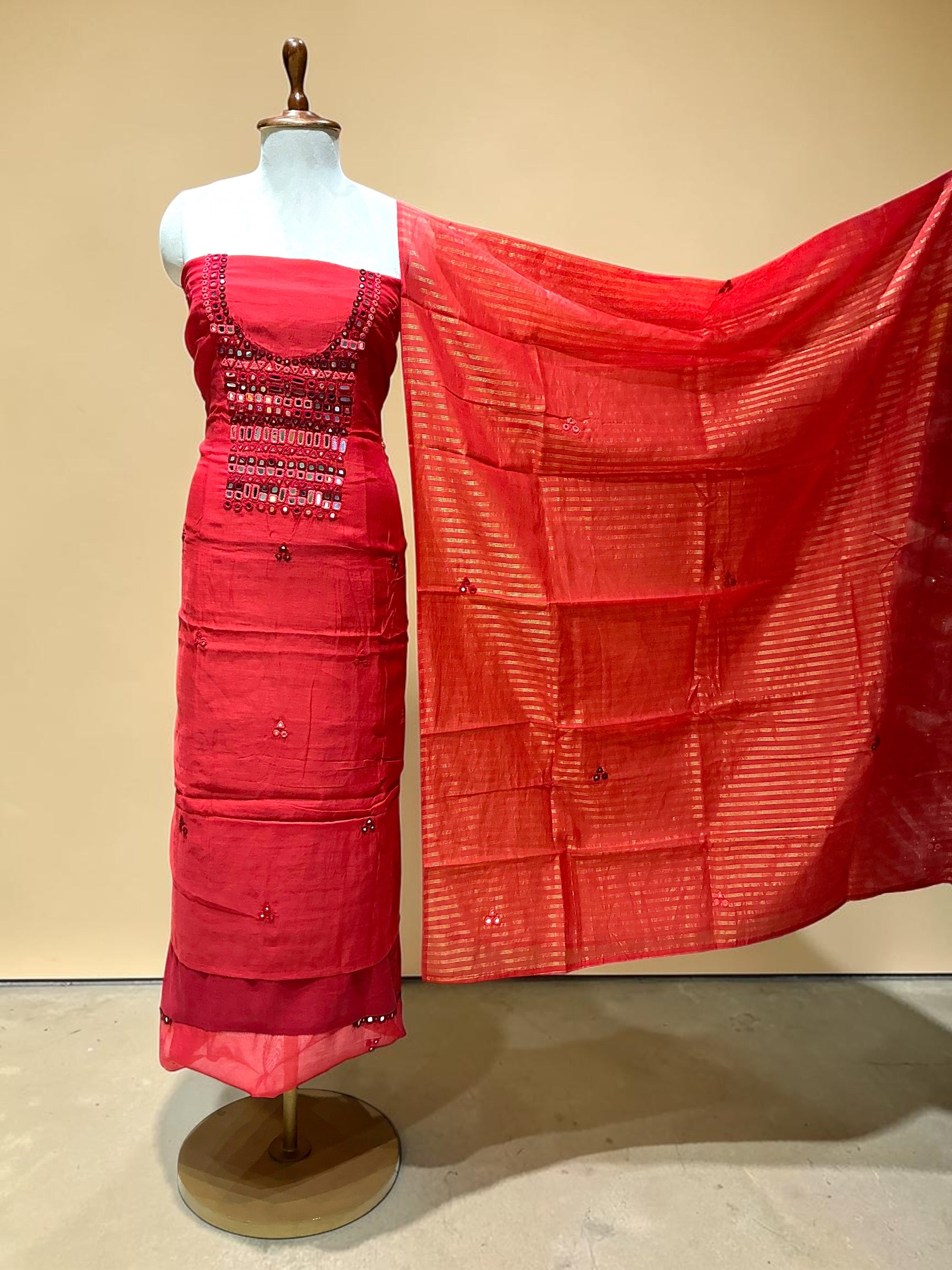 Unstitch Suit - RED