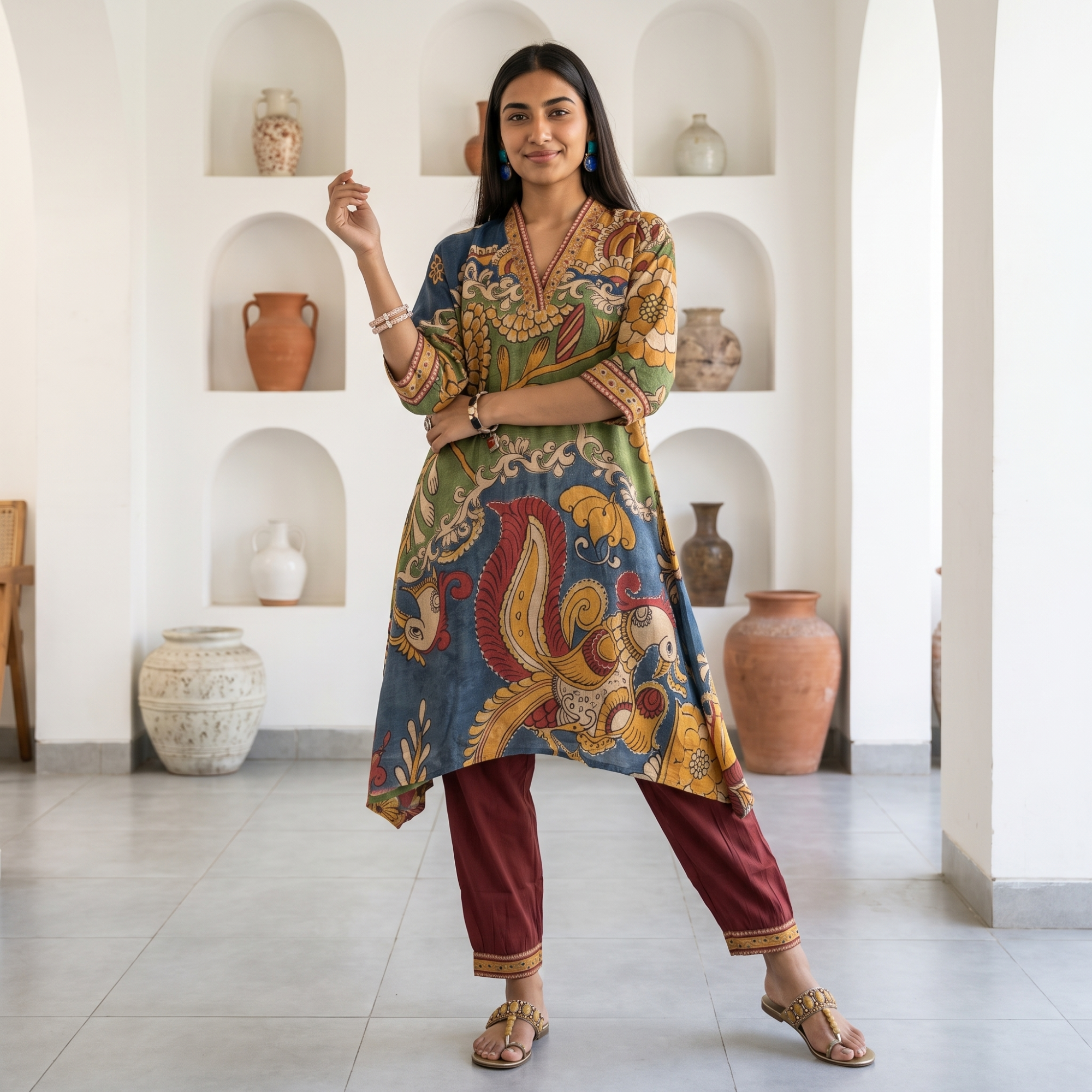 PREMIUM KALAMKARI CO-ORD SET