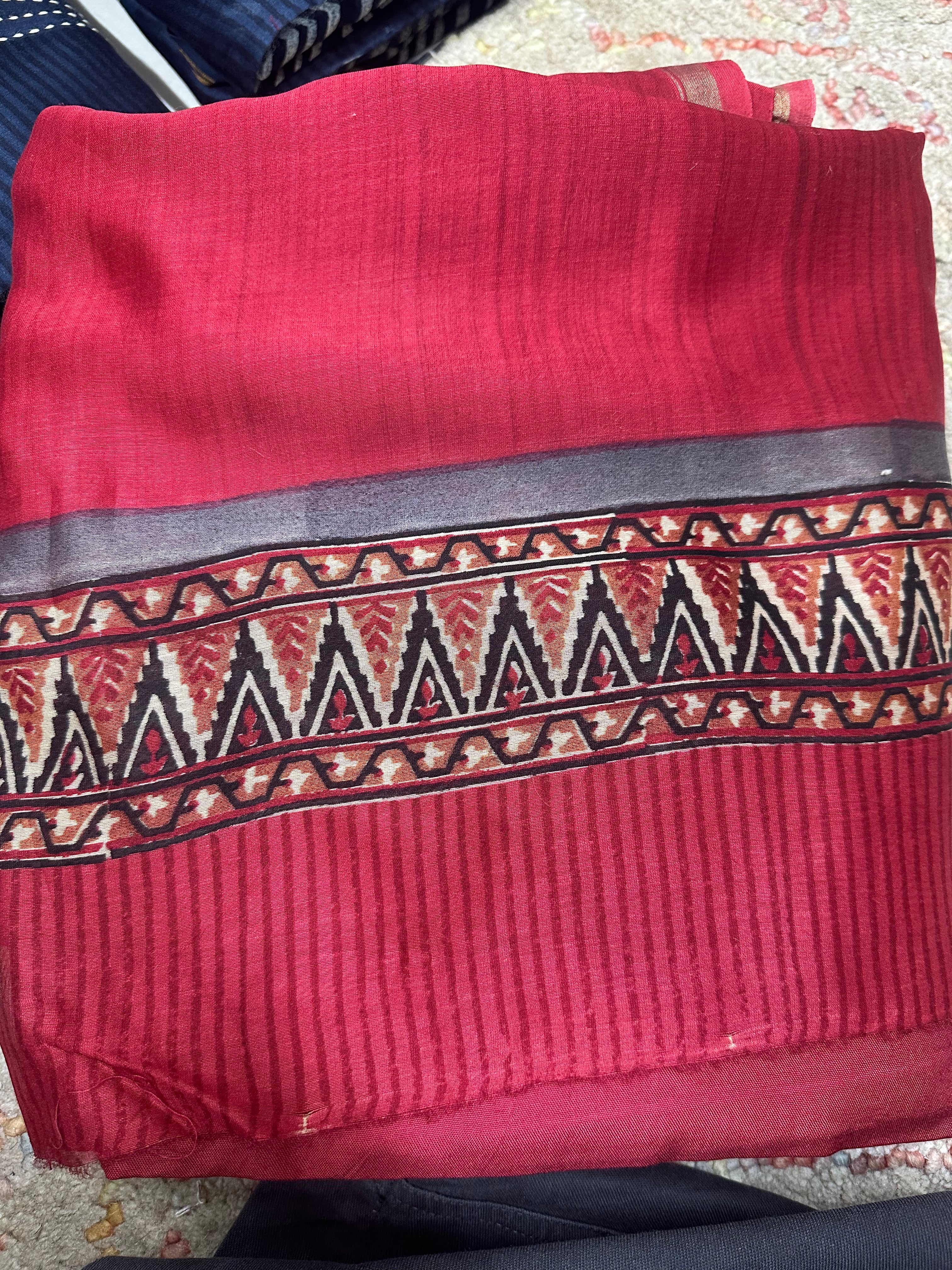 Maheshwari silk suit
