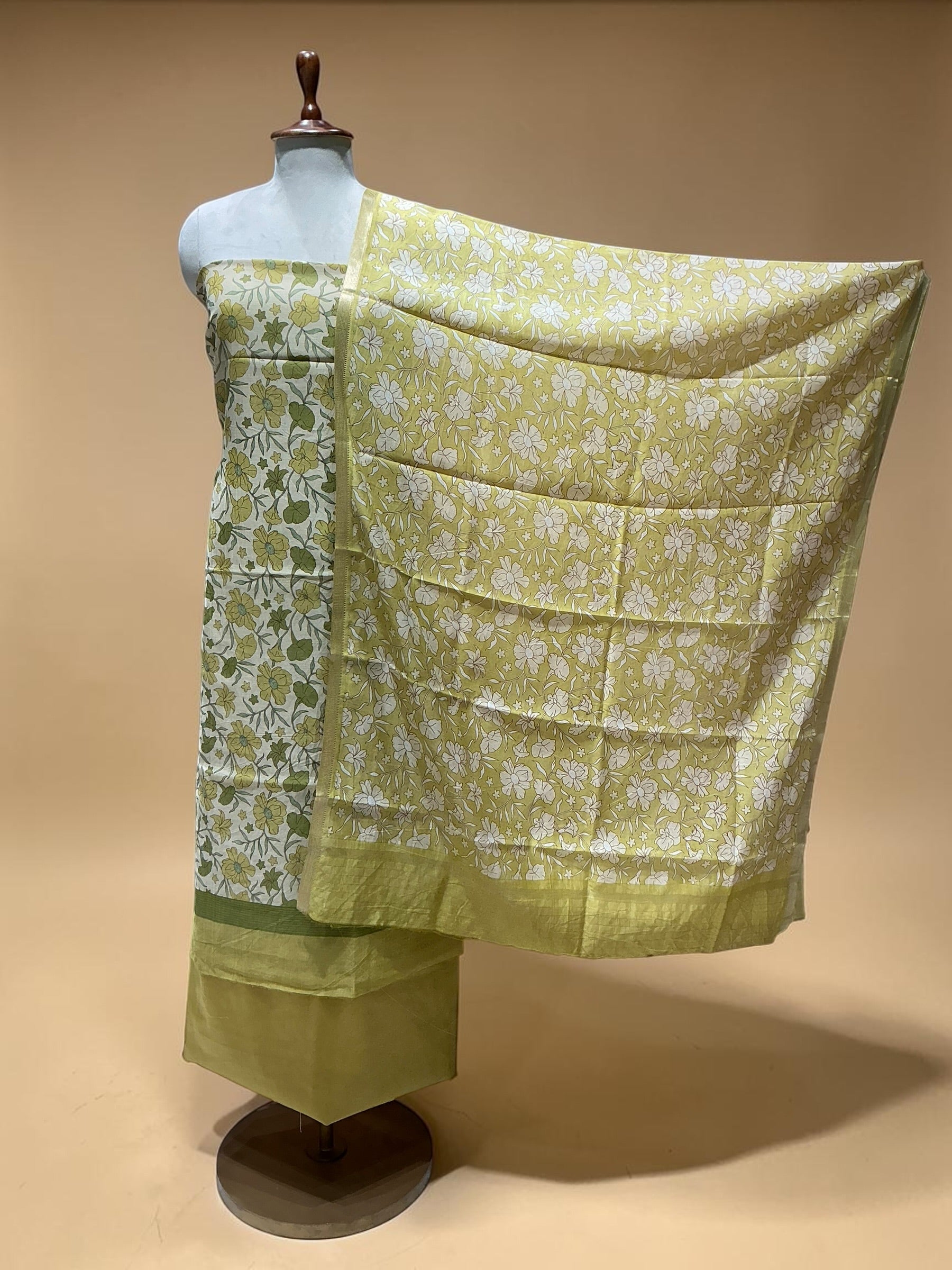 MUL CHANDERI SUITS IN BEAUTIFUL PRINTS