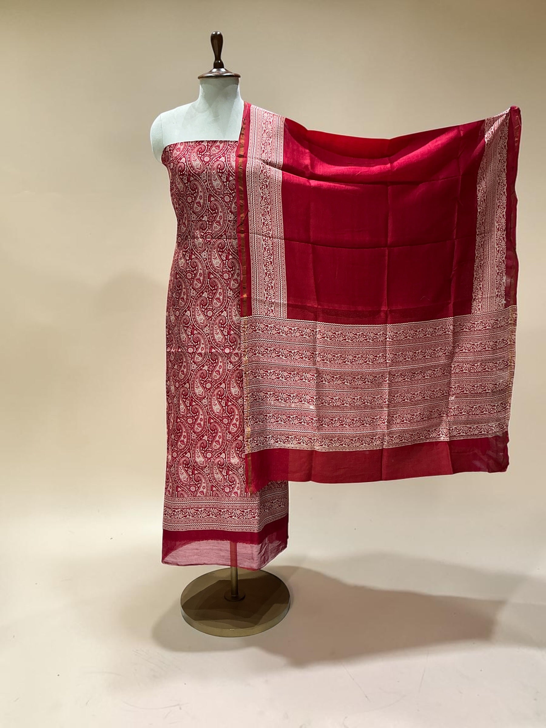 MAHESHWARI SILK SUIT IN BEAUTIFUL PRINTS
