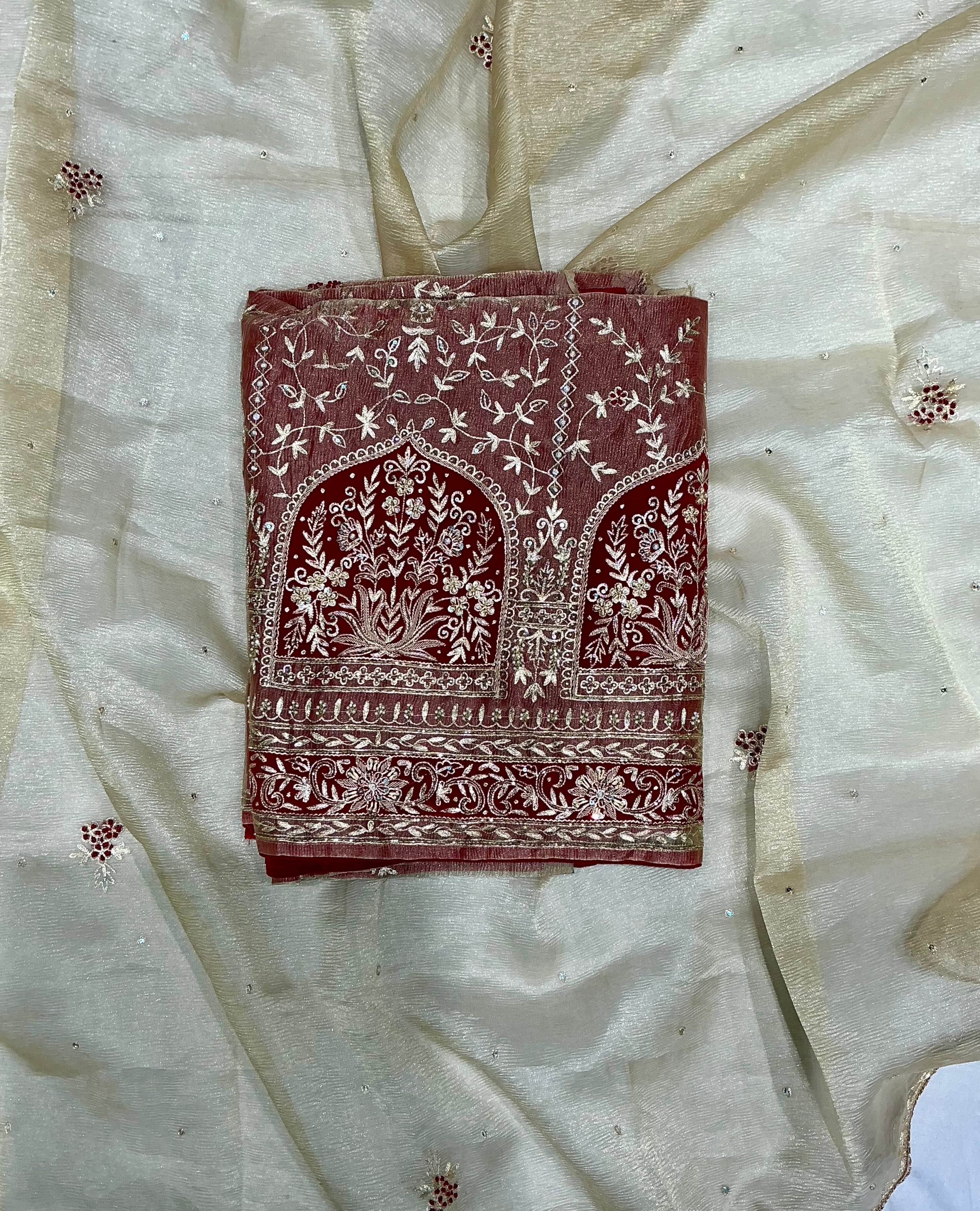 Pure Glass Organza Suit