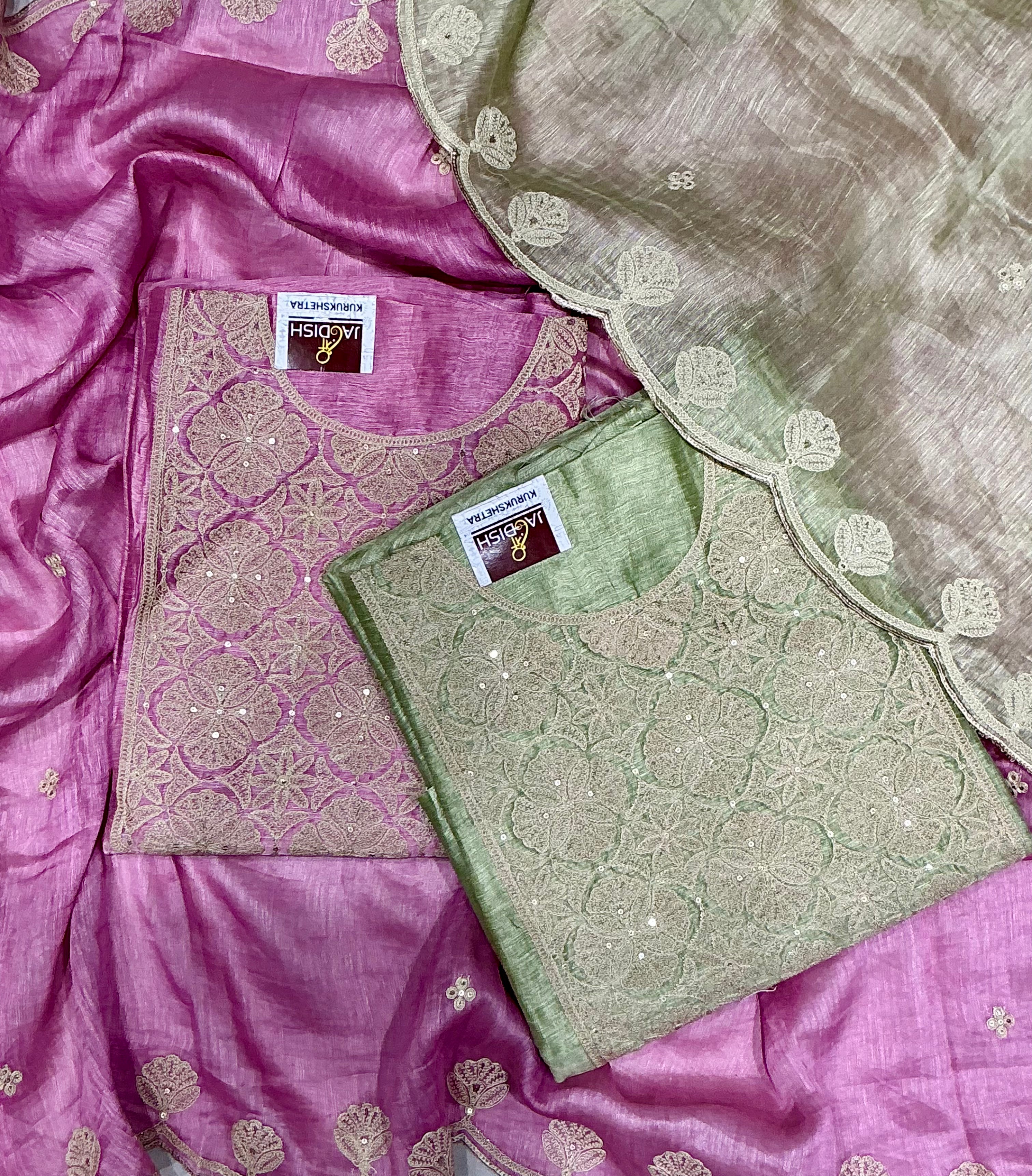 Pure Linen Silk Suit