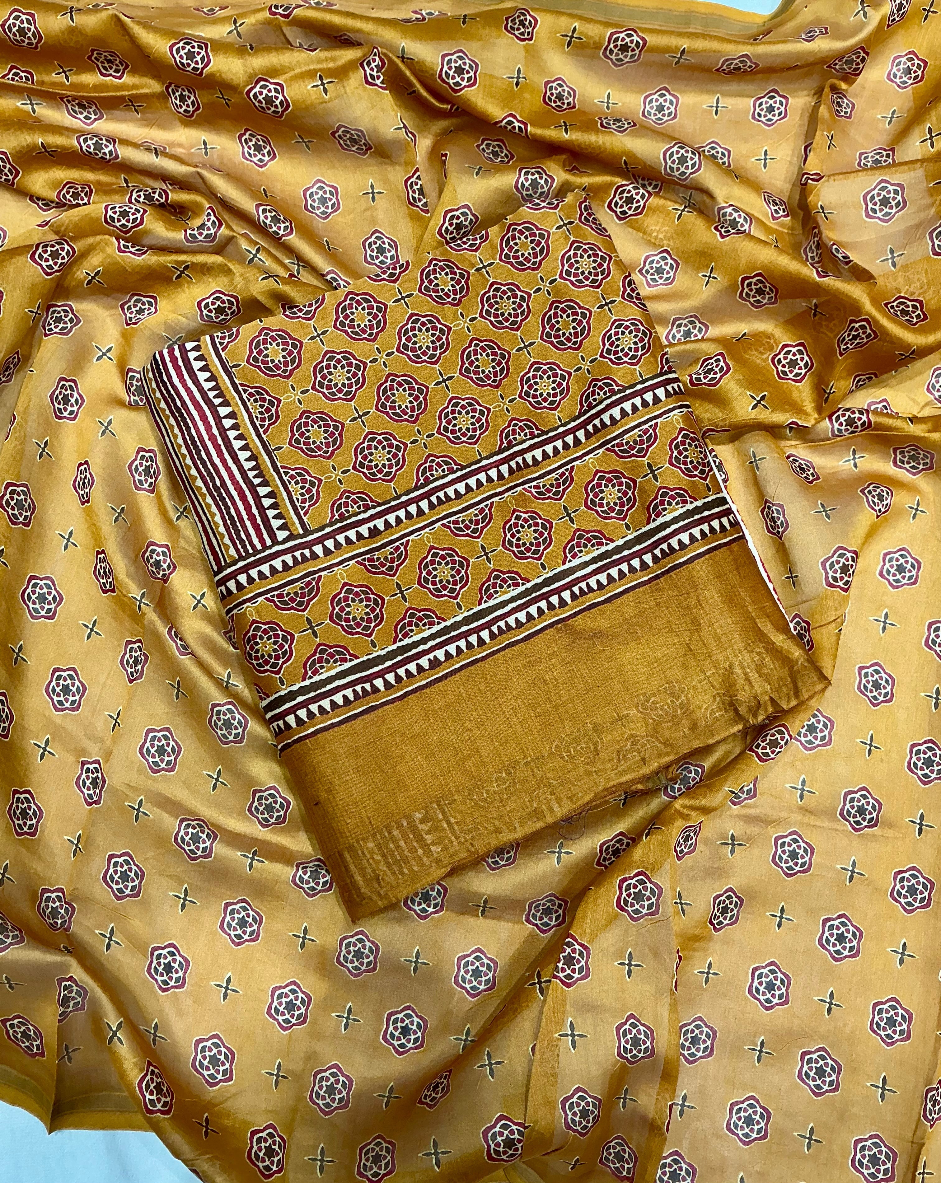 Maheshwari Silk Suit