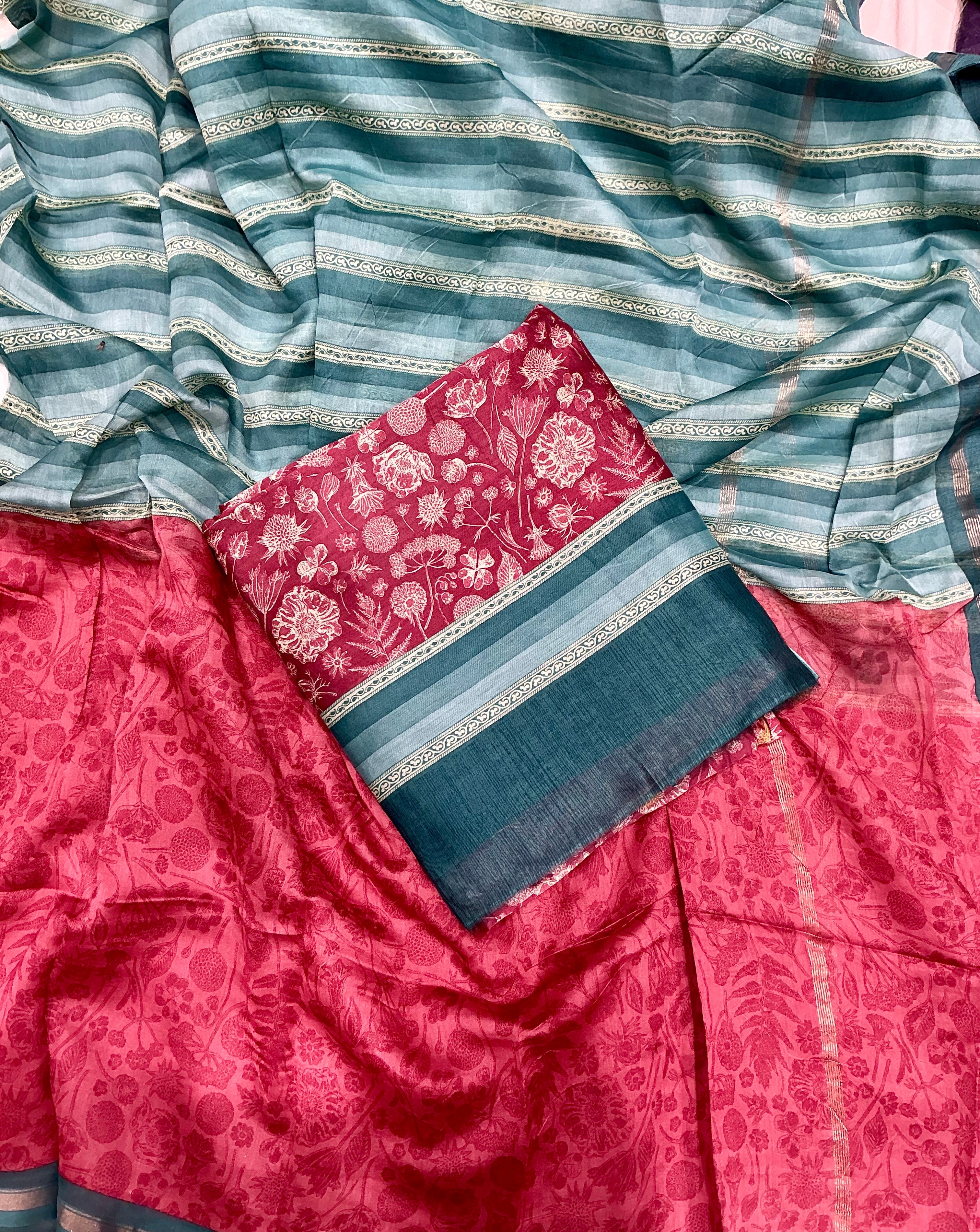 Maheshwari Silk Suit