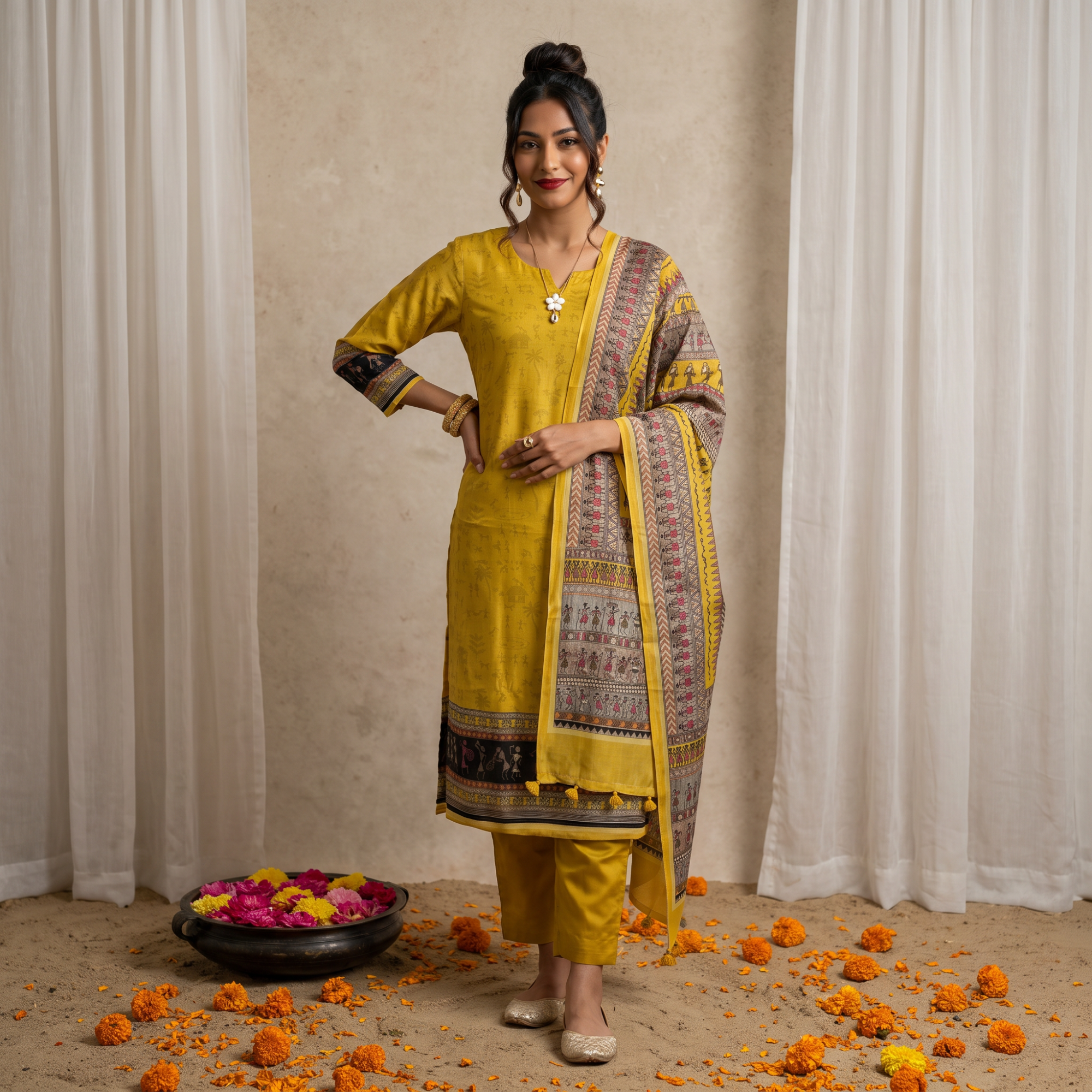 SOFT SILK (UNSTITCHED SUIT)