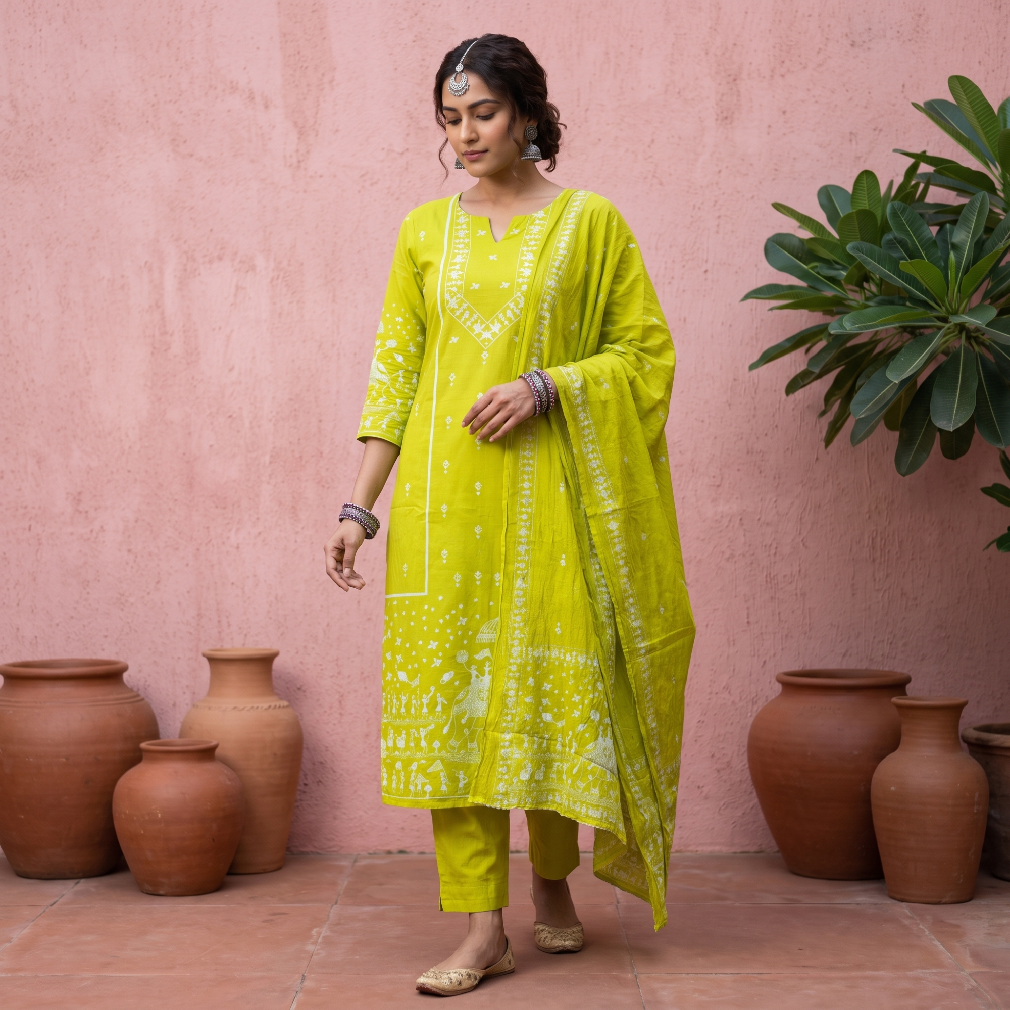 PURE COTTON (UNSTITCHED SUIT)