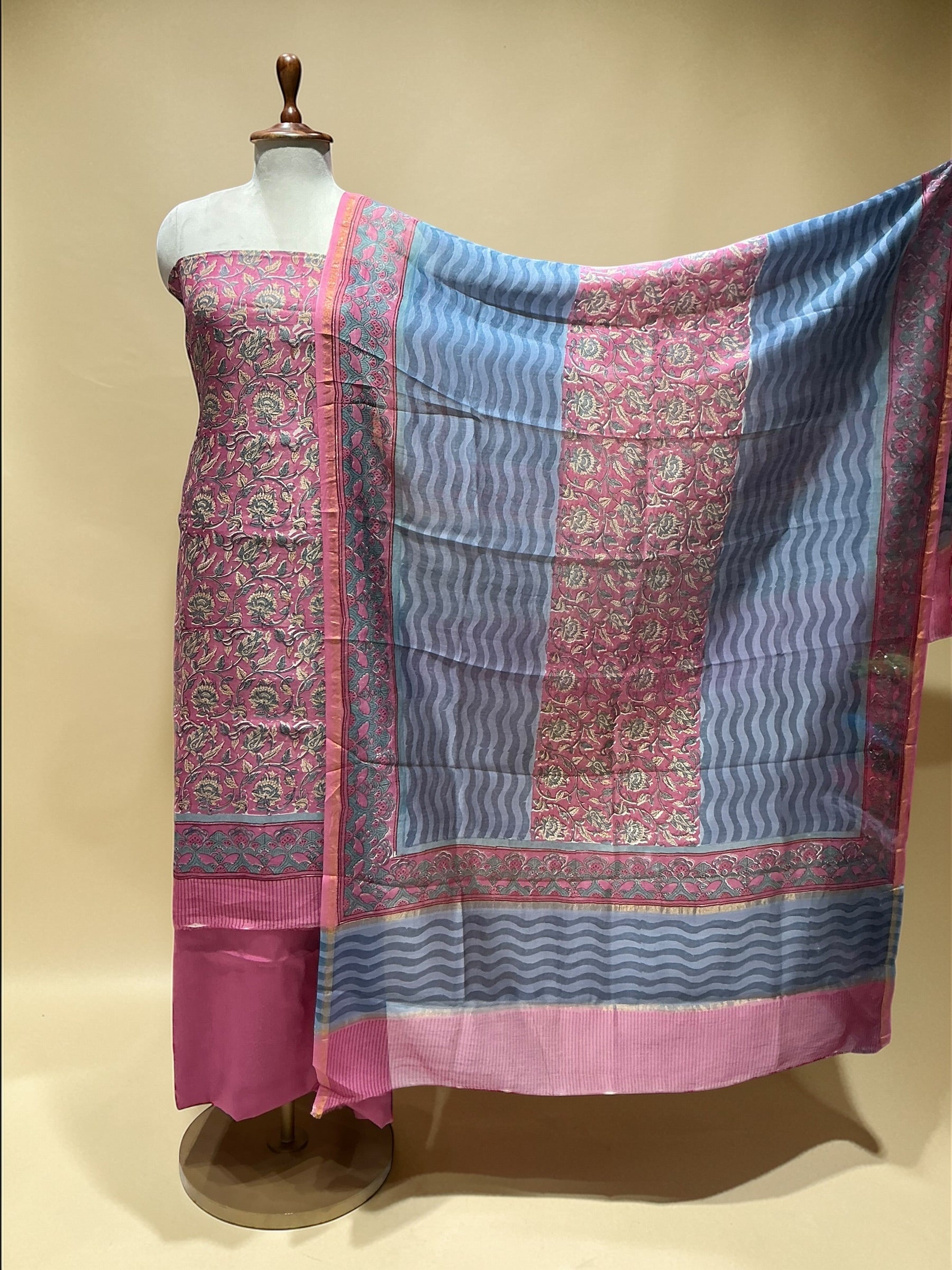 MAHESHWARI SILK SUIT IN BEAUTIFUL PRINTS
