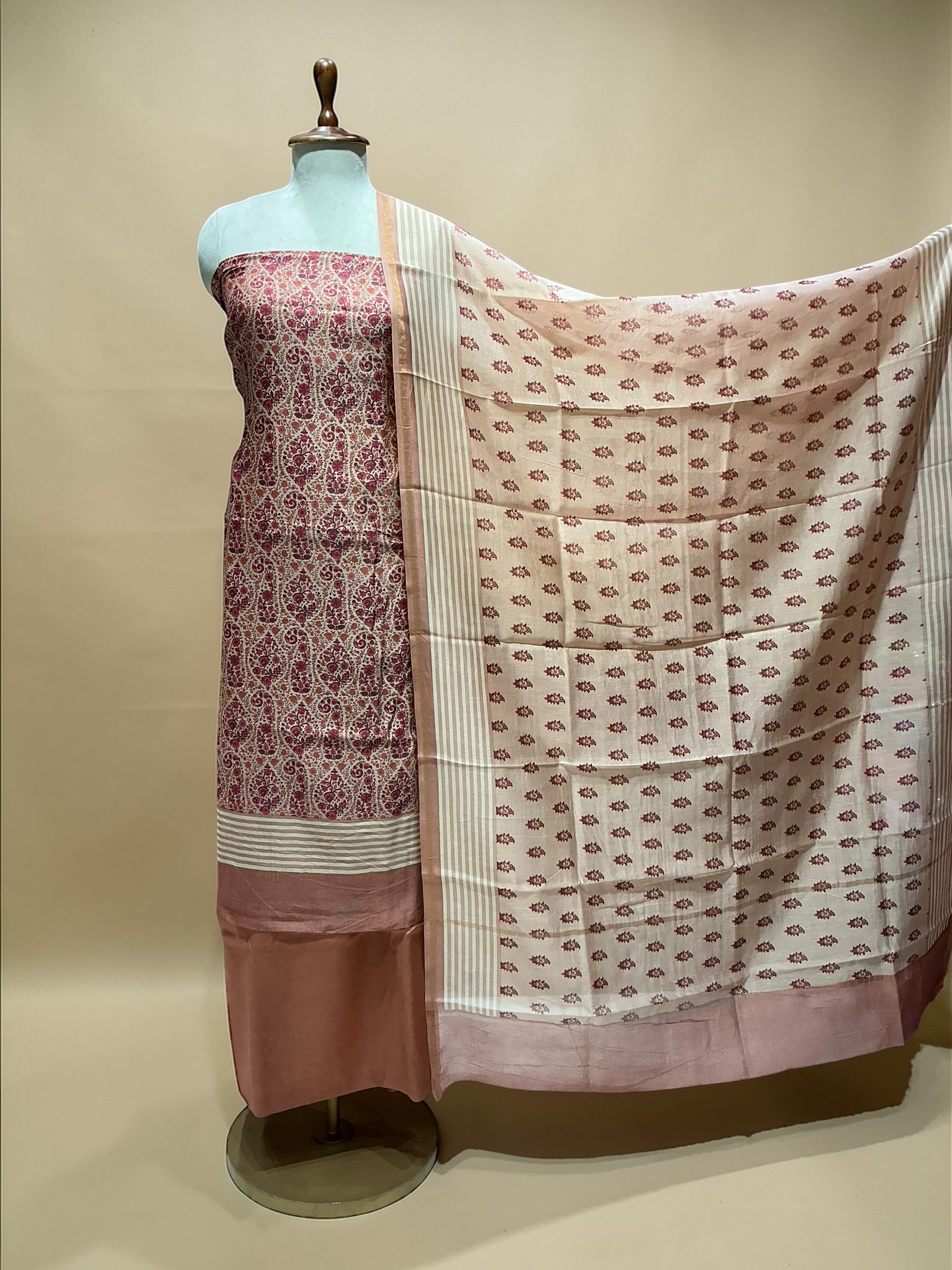 MAHESHWARI SILK SUIT IN BEAUTIFUL PRINTS